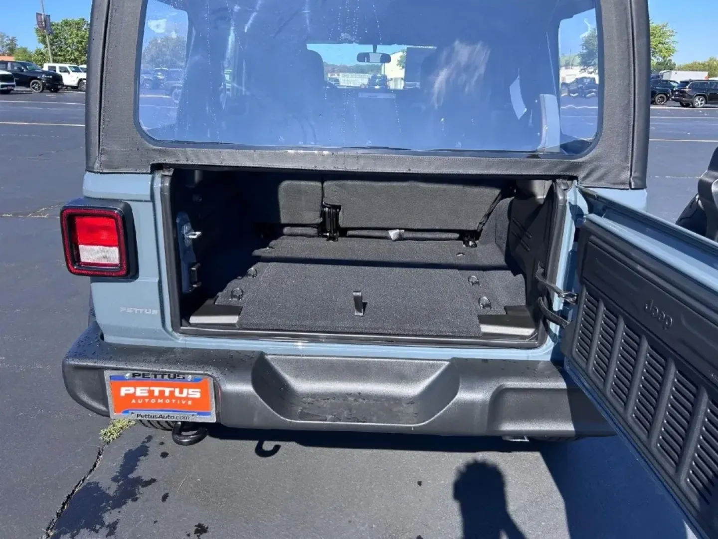 2025 /Black Cloth Jeep Wrangler Sport (1C4PJXDN2SW) with an 2.0L engine, located at 970 Woodlawn Dr., Farmington, MO, 63640, (573) 431-7800, 37.825642, -90.468674 - **Unleash Your Weekend Warrior: 2025 Jeep Wrangler at Pettus CDJR Farmington**<br /> <br /> Are you ready to take your weekend adventures to the next level? The 2025 Jeep Wrangler at Pettus CDJR Farmington is the perfect companion for those who crave the thrill of off-road escapades and the comfort - Photo#4