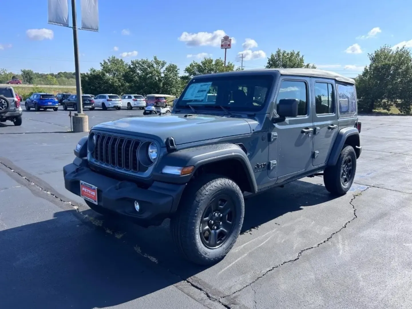 2025 /Black Cloth Jeep Wrangler Sport (1C4PJXDN2SW) with an 2.0L engine, located at 970 Woodlawn Dr., Farmington, MO, 63640, (573) 431-7800, 37.825642, -90.468674 - **Unleash Your Weekend Warrior: 2025 Jeep Wrangler at Pettus CDJR Farmington**<br /> <br /> Are you ready to take your weekend adventures to the next level? The 2025 Jeep Wrangler at Pettus CDJR Farmington is the perfect companion for those who crave the thrill of off-road escapades and the comfort - Photo#6