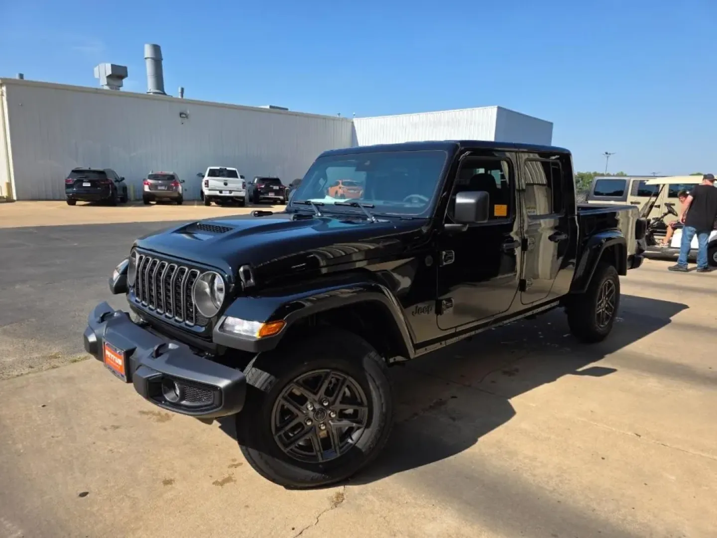2025 /Black Cloth Jeep Gladiator Sport (1C6PJTAG5SL) with an 3.6L V6 24V VVT UPG I engine, Automatic transmission, located at 970 Woodlawn Dr., Farmington, MO, 63640, (573) 431-7800, 37.825642, -90.468674 - Are you ready for your next adventure? If you're seeking a vehicle that combines rugged capability with everyday practicality, look no further than the 2025 Jeep Gladiator available at Pettus CDJR Farmington. This exceptional truck is engineered to provide the ultimate driving experience, whether yo - Photo#0