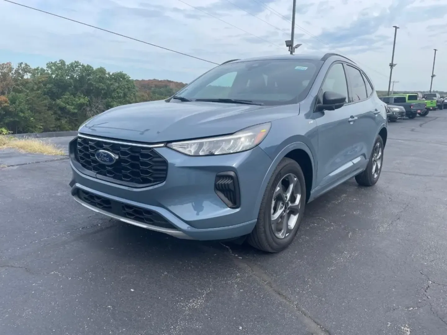 2023 /Ebony With Red Stitching Ford Escape ST-Line (1FMCU9MN6PU) with an Other engine, Automatic transmission, located at 12836 Highway 21, De Soto, MO, 63020, (636) 337-7777, 38.151867, -90.575615 - Discover the perfect blend of style, comfort, and versatility with this stunning 2023 Ford Escape ST-Line, available now at Pettus Ford De Soto in De Soto, MO. Whether you're a growing family in need of a reliable family vehicle, an urban commuter looking for efficiency, or an adventure seeker ready - Photo#0