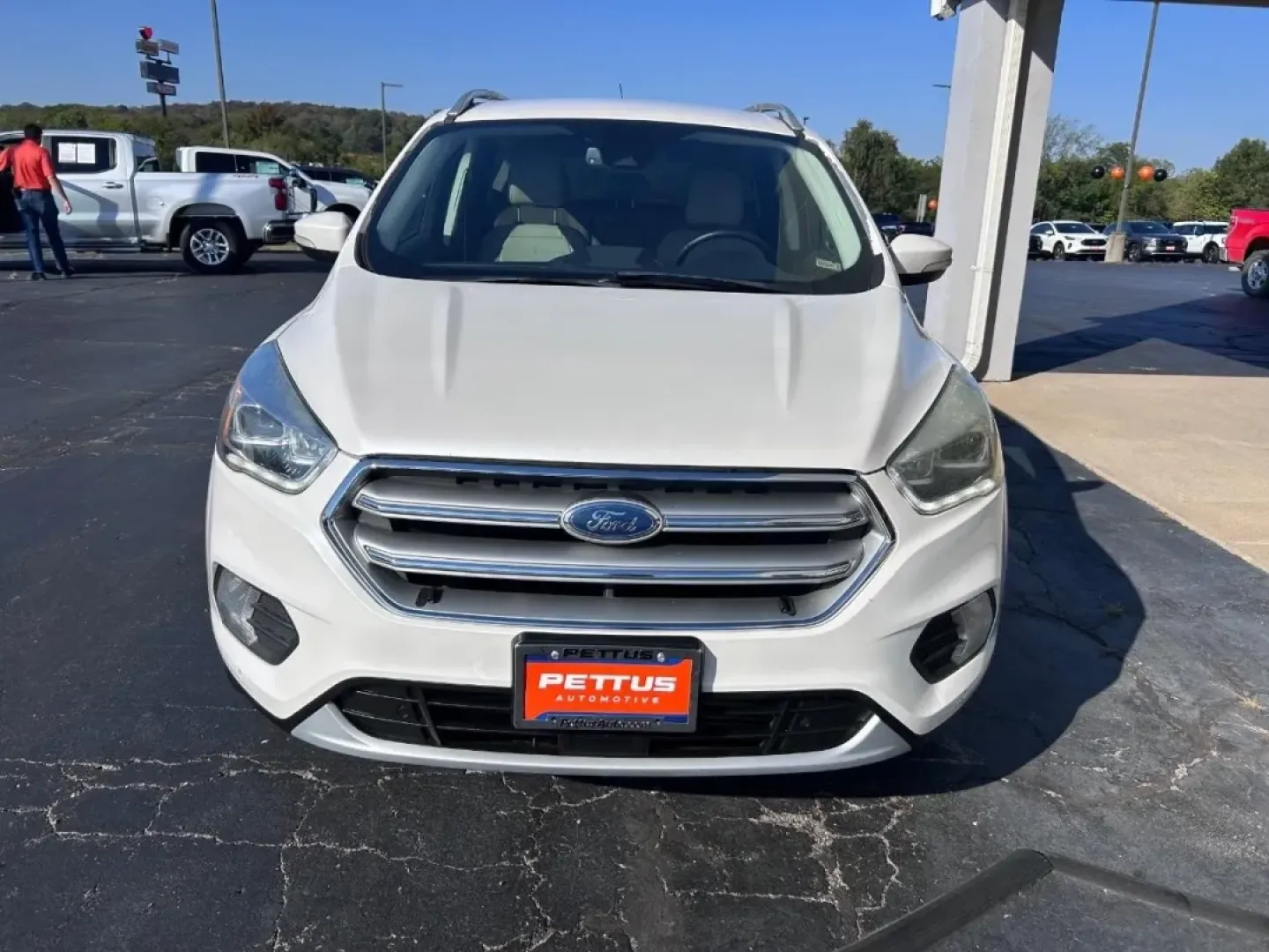 2017 /Medium Light Stone Leather Ford Escape Titanium (1FMCU0J91HU) with an 2.0L engine, Automatic transmission, located at 141 Commercial Dr, Fredericktown, MO, 63645, (573) 783-6432, 37.570087, -90.320648 - Are you looking for a versatile SUV that can handle everything from daily commutes to weekend adventures? Look no further than this stunning 2017 Ford Escape Titanium, available now at Pettus Ford Fredericktown! With its spacious interior and innovative features, this pre-owned SUV is the perfect ch - Photo#8
