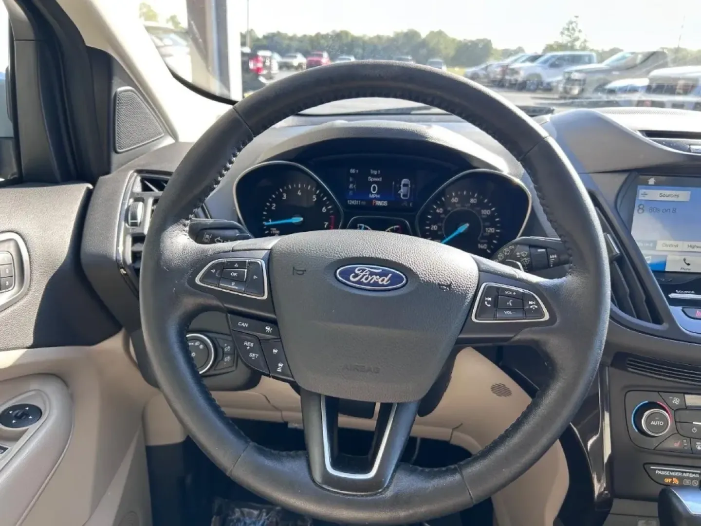 2017 /Medium Light Stone Leather Ford Escape Titanium (1FMCU0J91HU) with an 2.0L engine, Automatic transmission, located at 141 Commercial Dr, Fredericktown, MO, 63645, (573) 783-6432, 37.570087, -90.320648 - Are you looking for a versatile SUV that can handle everything from daily commutes to weekend adventures? Look no further than this stunning 2017 Ford Escape Titanium, available now at Pettus Ford Fredericktown! With its spacious interior and innovative features, this pre-owned SUV is the perfect ch - Photo#11