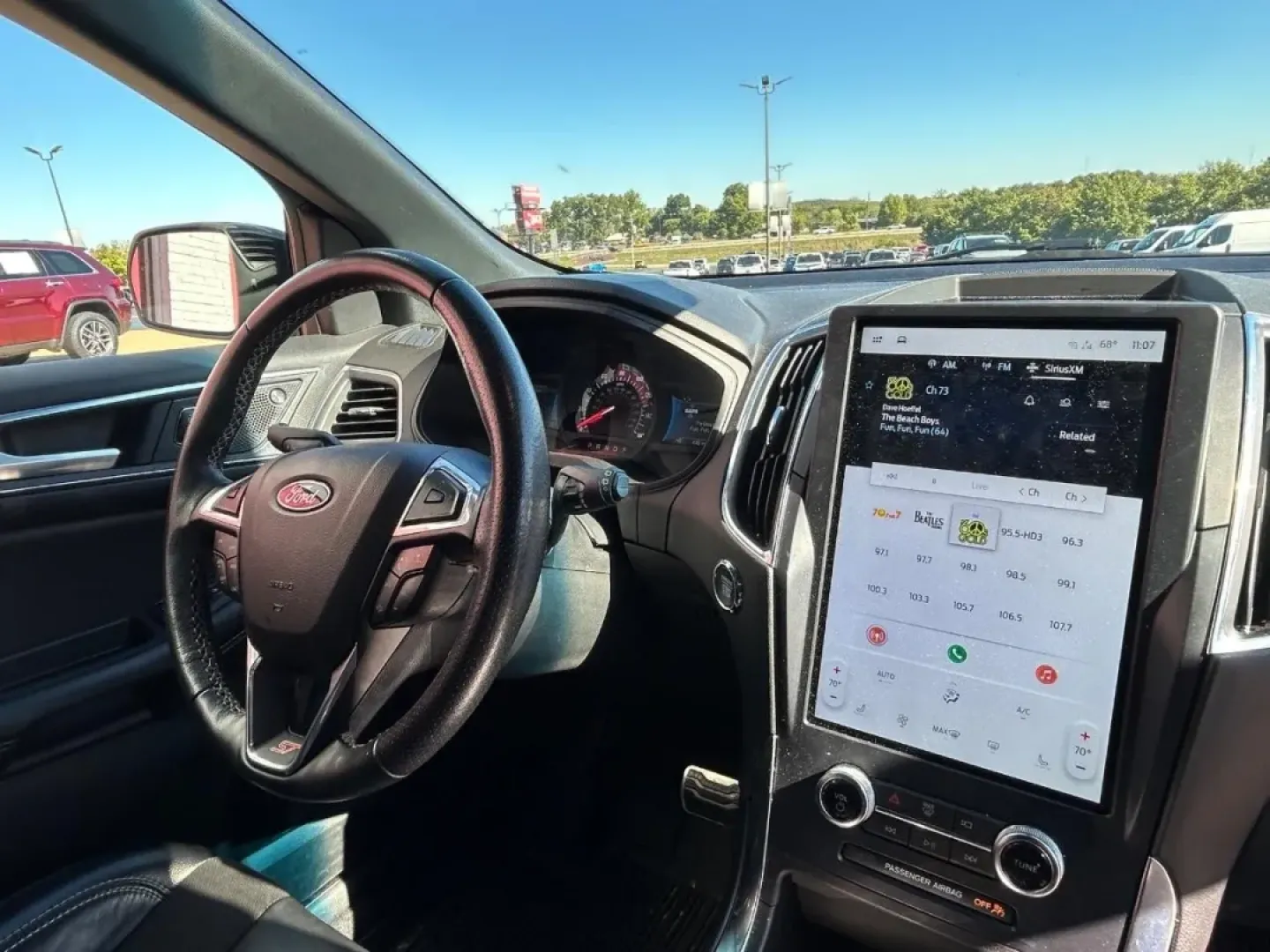 2023 /Ebony Leather Trimmed Ford Edge ST (2FMPK4AP5PB) with an 2.7L V6 EcoBoost engine, Automatic transmission, located at 970 Woodlawn Dr., Farmington, MO, 63640, (573) 431-7800, 37.825642, -90.468674 - Experience life on the go with style and comfort in this impressive 2023 Ford Edge ST, available now at Pettus CDJR Farmington. Located at 970 Woodlawn Drive in Farmington, MO, our dealership specializes in quality used vehicles, providing an extensive selection of affordable used cars perfect for e - Photo#9