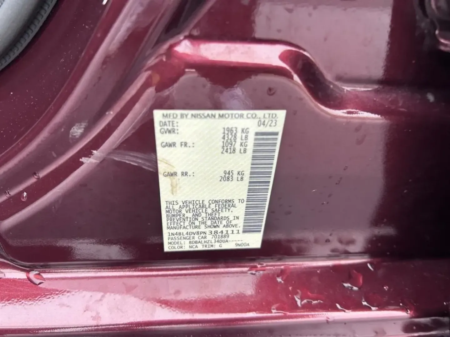 2023 /Charcoal Cloth Nissan Altima 2.5 SV (1N4BL4DV8PN) with an 2.5L DOHC 16-Valve 4-Cylinder engine, Automatic transmission, located at 970 Woodlawn Dr., Farmington, MO, 63640, (573) 431-7800, 37.825642, -90.468674 - **Find Your Perfect Sedan for Daily Commutes and Weekend Getaways!**<br /> <br /> Are you in the market for a reliable, stylish vehicle that can handle both the hustle and bustle of daily life and spontaneous weekend adventures? Look no further than this stunning 2023 Nissan Altima 2.5 SV, now avail - Photo#21