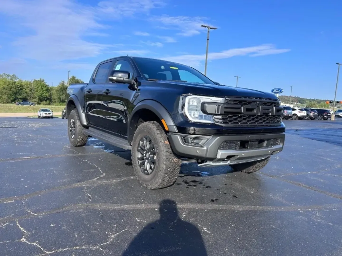 2025 /Ebony Leather Ford Ranger Raptor (1FTER4LR1SL) with an 3.0L EcoBoost V6 engine, Automatic transmission, located at 141 Commercial Dr, Fredericktown, MO, 63645, (573) 783-6432, 37.570087, -90.320648 - Are you ready to elevate your adventures and tackle your daily commute with style and power? Look no further than this stunning 2025 Ford Ranger Raptor, available now at Pettus Ford Fredericktown, your trusted OEM dealership in Fredericktown, MO. Whether you're navigating the urban jungle or heading - Photo#0