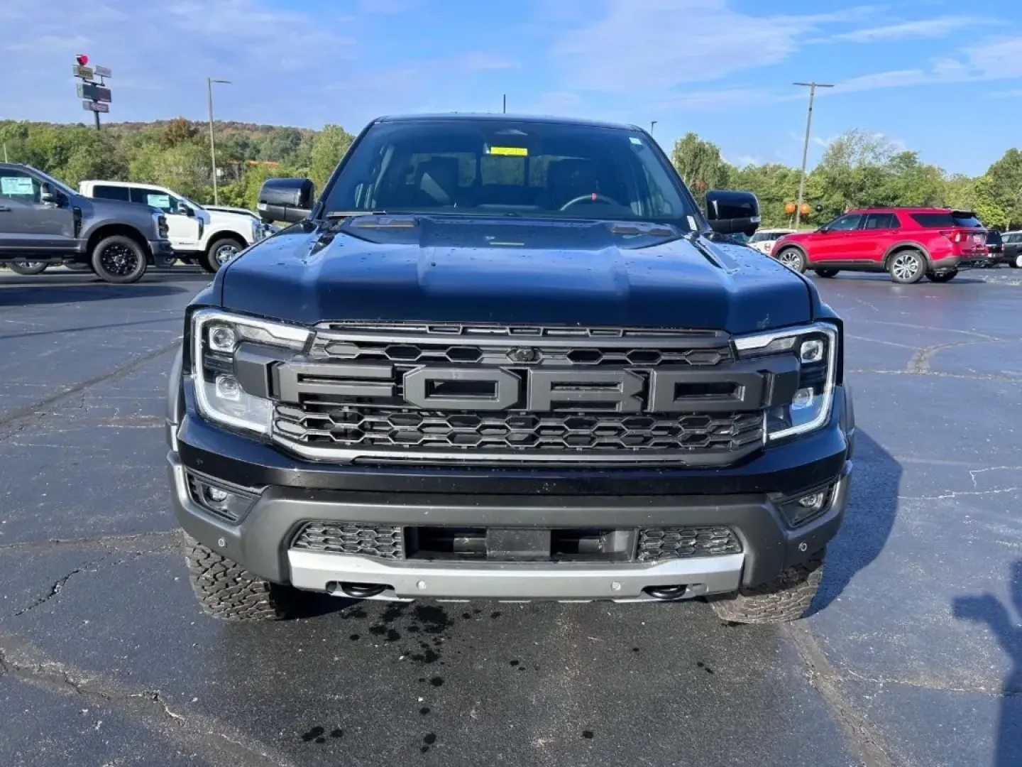 2025 /Ebony Leather Ford Ranger Raptor (1FTER4LR1SL) with an 3.0L EcoBoost V6 engine, Automatic transmission, located at 141 Commercial Dr, Fredericktown, MO, 63645, (573) 783-6432, 37.570087, -90.320648 - Are you ready to elevate your adventures and tackle your daily commute with style and power? Look no further than this stunning 2025 Ford Ranger Raptor, available now at Pettus Ford Fredericktown, your trusted OEM dealership in Fredericktown, MO. Whether you're navigating the urban jungle or heading - Photo#7