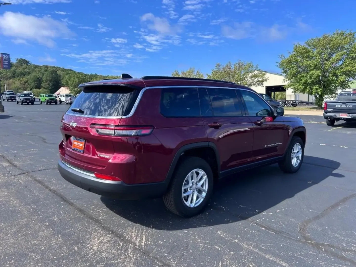2025 /Global Black Cloth Jeep Grand Cherokee Laredo (1C4RJKAG9S8) with an 3.6L V6 24V VVT UPG I engine, Automatic transmission, located at 970 Woodlawn Dr., Farmington, MO, 63640, (573) 431-7800, 37.825642, -90.468674 - Are you ready to elevate your family outings or weekend adventures? Look no further than the stunning 2025 Jeep Grand Cherokee, now available at Pettus CDJR Farmington. This exceptional SUV is not just a mode of transportation; it embodies a lifestyle of exploration and comfort. Perfect for growing - Photo#2