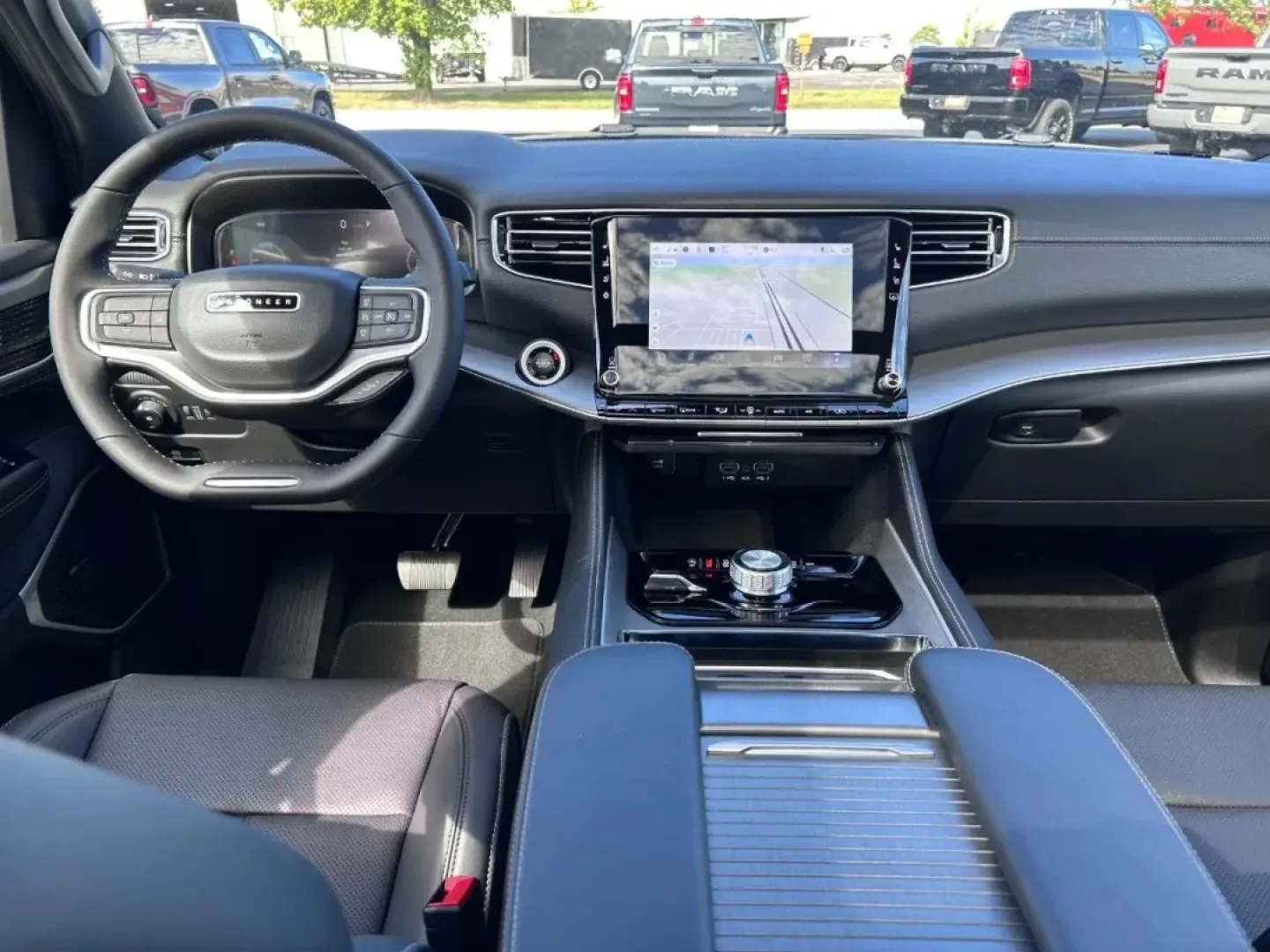 2025 /Global Black Leather Jeep Wagoneer Series II (1C4SJVBP2SS) with an 3.0L I6 Hurricane SO Twin Turbo ESS engine, Automatic transmission, located at 970 Woodlawn Dr., Farmington, MO, 63640, (573) 431-7800, 37.825642, -90.468674 - ### Discover Adventure with the 2025 Jeep Wagoneer at Pettus CDJR Farmington<br /> <br /> Are you ready to elevate your driving experience with a vehicle that perfectly balances utility and style? The 2025 Jeep Wagoneer is the ideal SUV for families, outdoor enthusiasts, and anyone yearning for a lu - Photo#14