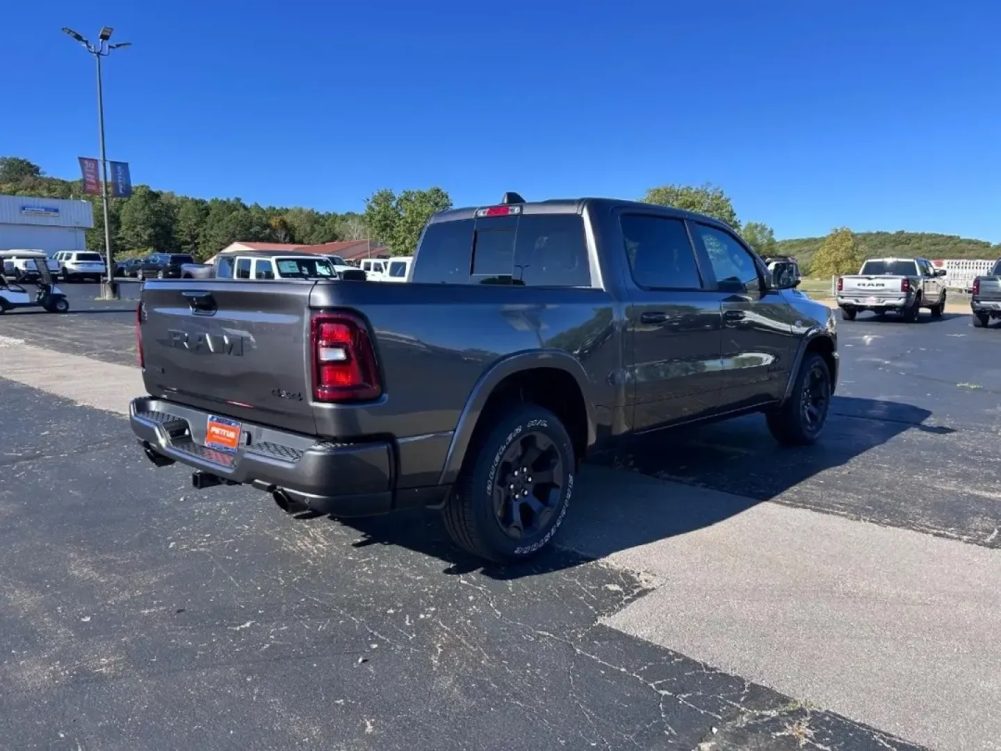 2026 /Black Cloth Ram 1500 Big Horn/Lone Star (1C6SRFFT7TN) with an 5.7L engine, located at 970 Woodlawn Dr., Farmington, MO, 63640, (573) 431-7800, 37.825642, -90.468674 - **Unleash Your Adventures with the 2026 Ram 1500 Big Horn at Pettus CDJR Farmington!**<br /> <br /> Are you in the market for a vehicle that combines rugged capability with modern comfort? Look no further than the stunning 2026 Ram 1500 Big Horn available now at Pettus CDJR Farmington. Whether you'r - Photo#2