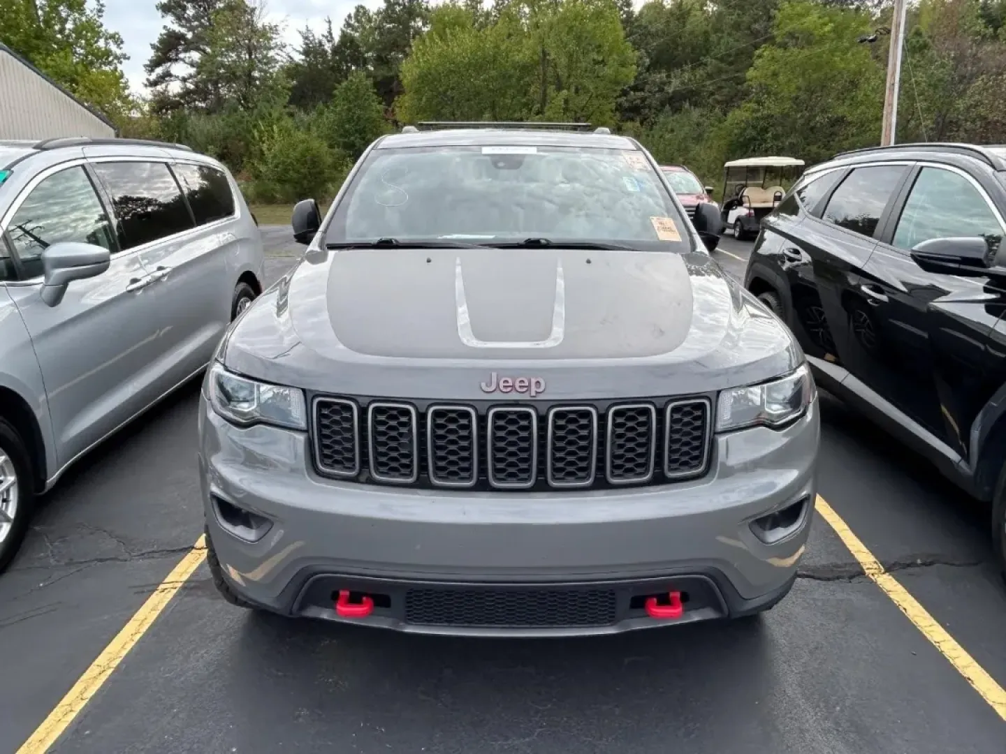 2021 /Ruby Red/Black Suede Jeep Grand Cherokee Trailhawk (1C4RJFLG6MC) with an 3.6L V6 24V VVT UPG I engine, located at 970 Woodlawn Dr., Farmington, MO, 63640, (573) 431-7800, 37.825642, -90.468674 - **Experience the Thrill of Adventure with the 2021 Jeep Grand Cherokee Trailhawk!**<br /> <br /> Are you ready to elevate your outdoor adventures and weekend getaways? Look no further than the **2021 Jeep Grand Cherokee Trailhawk**, a robust SUV that perfectly balances rugged capability with everyda - Photo#1