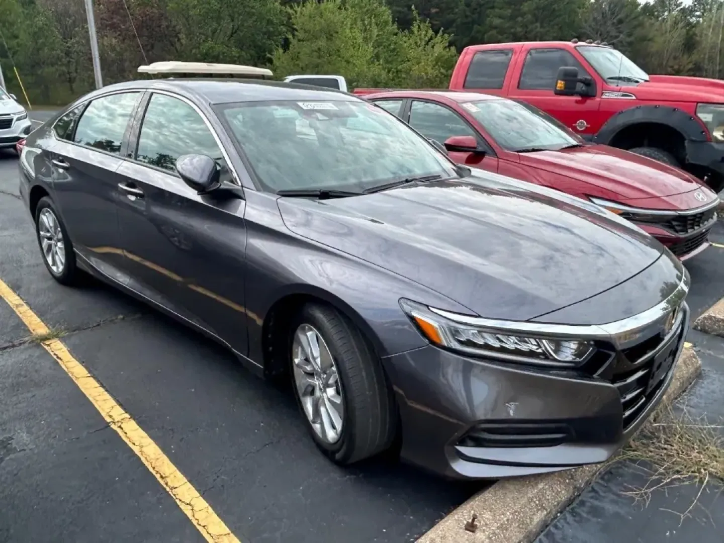 2019 /Black Cloth Honda Accord LX (1HGCV1F11KA) with an 1.5T I-4 DOHC 16-Valve Turbocharged VTEC engine, Automatic transmission, located at 970 Woodlawn Dr., Farmington, MO, 63640, (573) 431-7800, 37.825642, -90.468674 - **Elevate Your Daily Drive with This 2019 Honda Accord Sedan! Perfect for Commuters and Families Alike!**<br /> <br /> Are you searching for a reliable, stylish, and fuel-efficient vehicle that fits perfectly into your busy lifestyle? Look no further-this stunning 2019 Honda Accord Sedan is here to - Photo#0