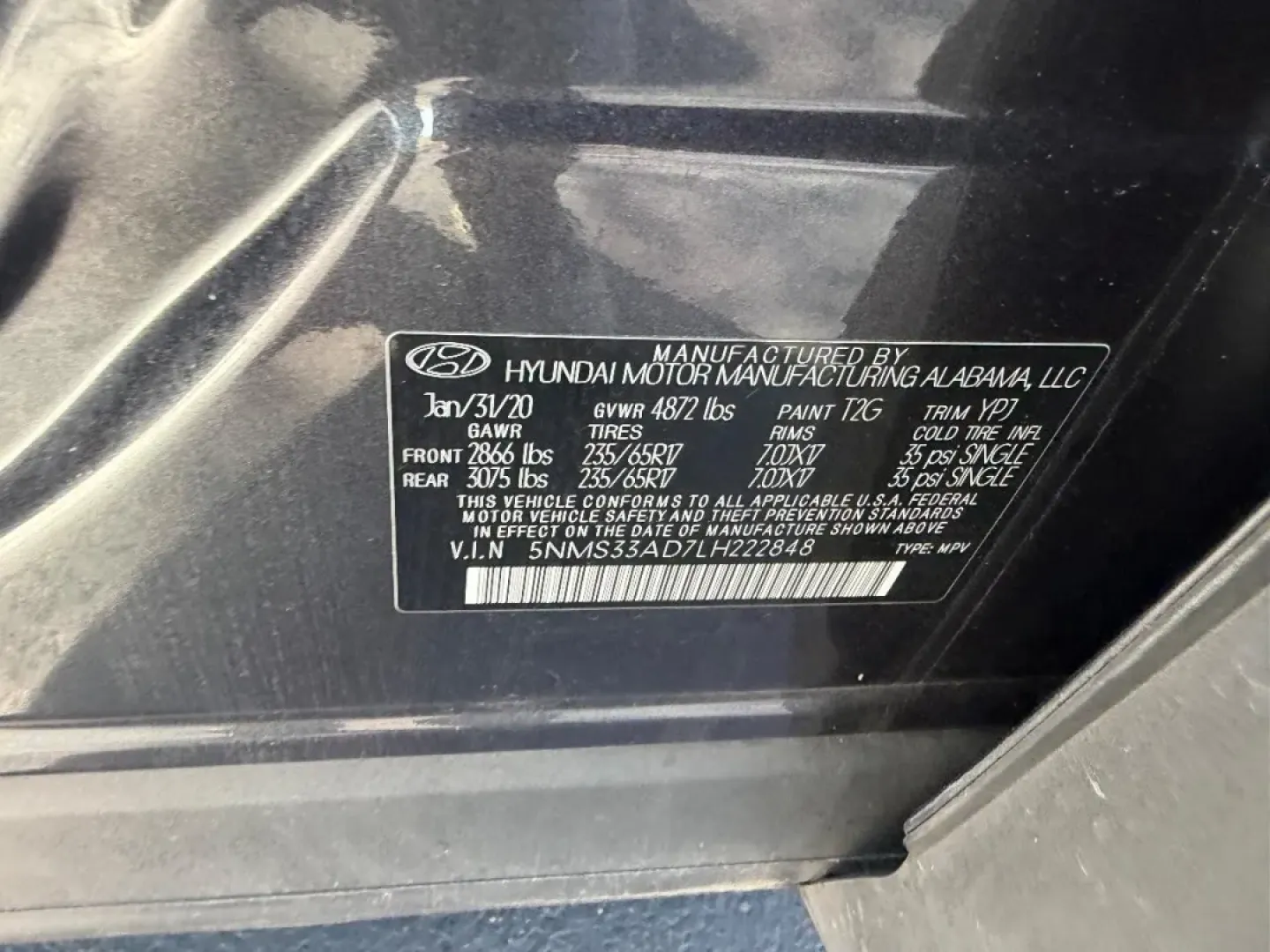 2020 /Black/Black Cloth Hyundai Santa Fe SEL (5NMS33AD7LH) with an 2.4L GDI E-CVVT 16-Valve 4-Cylinder engine, Automatic transmission, located at 970 Woodlawn Dr., Farmington, MO, 63640, (573) 431-7800, 37.825642, -90.468674 - ### Discover the Versatile 2020 Hyundai Santa Fe at Pettus CDJR Farmington<br /> <br /> Are you searching for the perfect vehicle that combines style, comfort, and practicality? Look no further! The 2020 Hyundai Santa Fe is an exceptional choice for those who crave adventure without compromising on - Photo#21