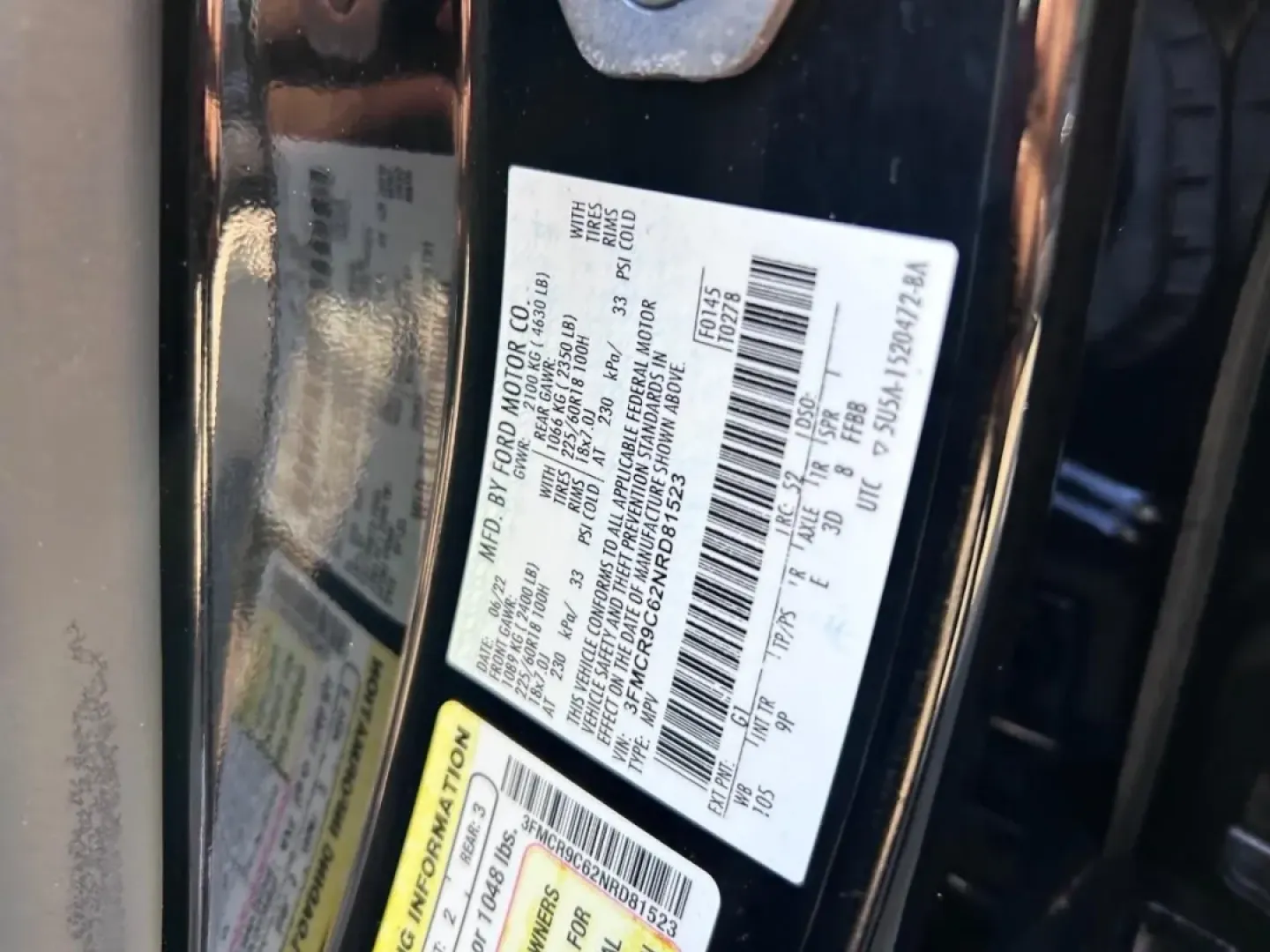 2022 /Ebony/Roast Leather Ford Bronco Sport Outer Banks (3FMCR9C62NR) with an 1.5L EcoBoost engine, Automatic transmission, located at 141 Commercial Dr, Fredericktown, MO, 63645, (573) 783-6432, 37.570087, -90.320648 - Are you ready to elevate your outdoor adventures? The 2022 Ford Bronco Sport Outer Banks is the perfect companion for weekend trips, family outings, or your daily commute. This exceptional SUV combines rugged capability with modern comfort, making it one of the most sought-after **used vehicles for - Photo#22