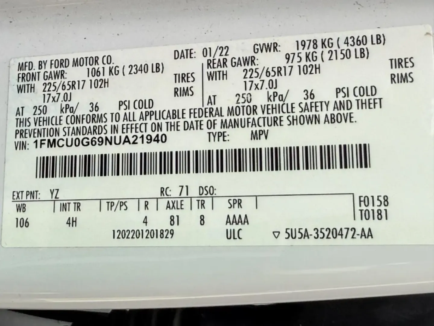 2022 /Dark Earth Gray Cloth Ford Escape SE (1FMCU0G69NU) with an 1.5L EcoBoost engine, Automatic transmission, located at 141 Commercial Dr, Fredericktown, MO, 63645, (573) 783-6432, 37.570087, -90.320648 - **Discover Your Next Adventure with the 2022 Ford Escape SE at Pettus Ford Fredericktown!**<br /> <br /> Are you searching for a vehicle that seamlessly fits into your busy lifestyle? Look no further! The 2022 Ford Escape SE is your perfect partner for all of life's adventures-whether you're making - Photo#23