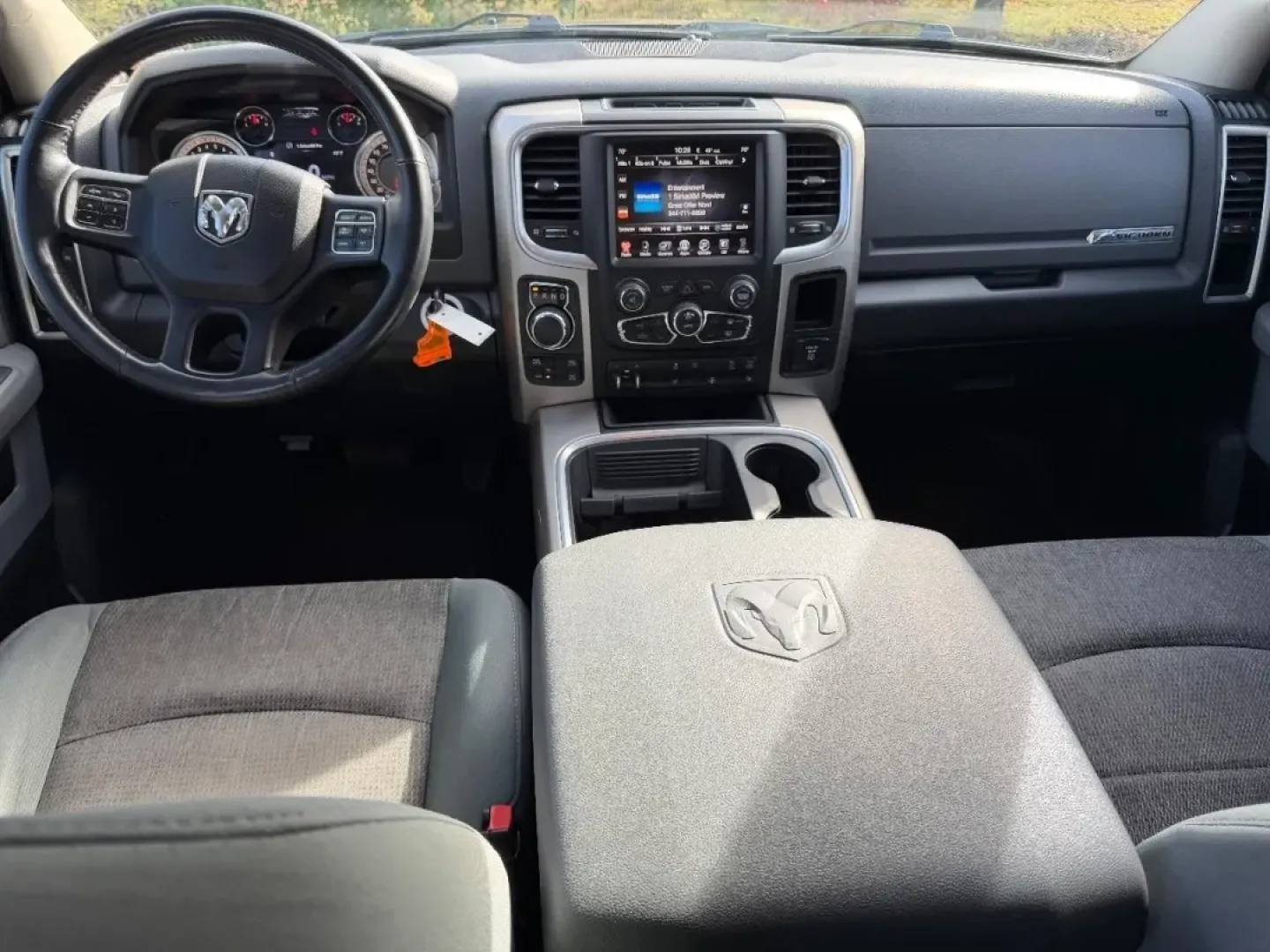 2017 /Diesel Gray/Black Cloth Ram 1500 Big Horn (3C6RR7LT6HG) with an 5.7L engine, located at 970 Woodlawn Dr., Farmington, MO, 63640, (573) 431-7800, 37.825642, -90.468674 - Looking for a truck that can take your weekend adventures to the next level while still serving as a reliable daily driver? Look no further! This impressive 2017 Ram 1500 4WD Big Horn Crew Cab, available now at Pettus CDJR Farmington in Farmington, MO, is perfect for anyone who craves both capabilit - Photo#9