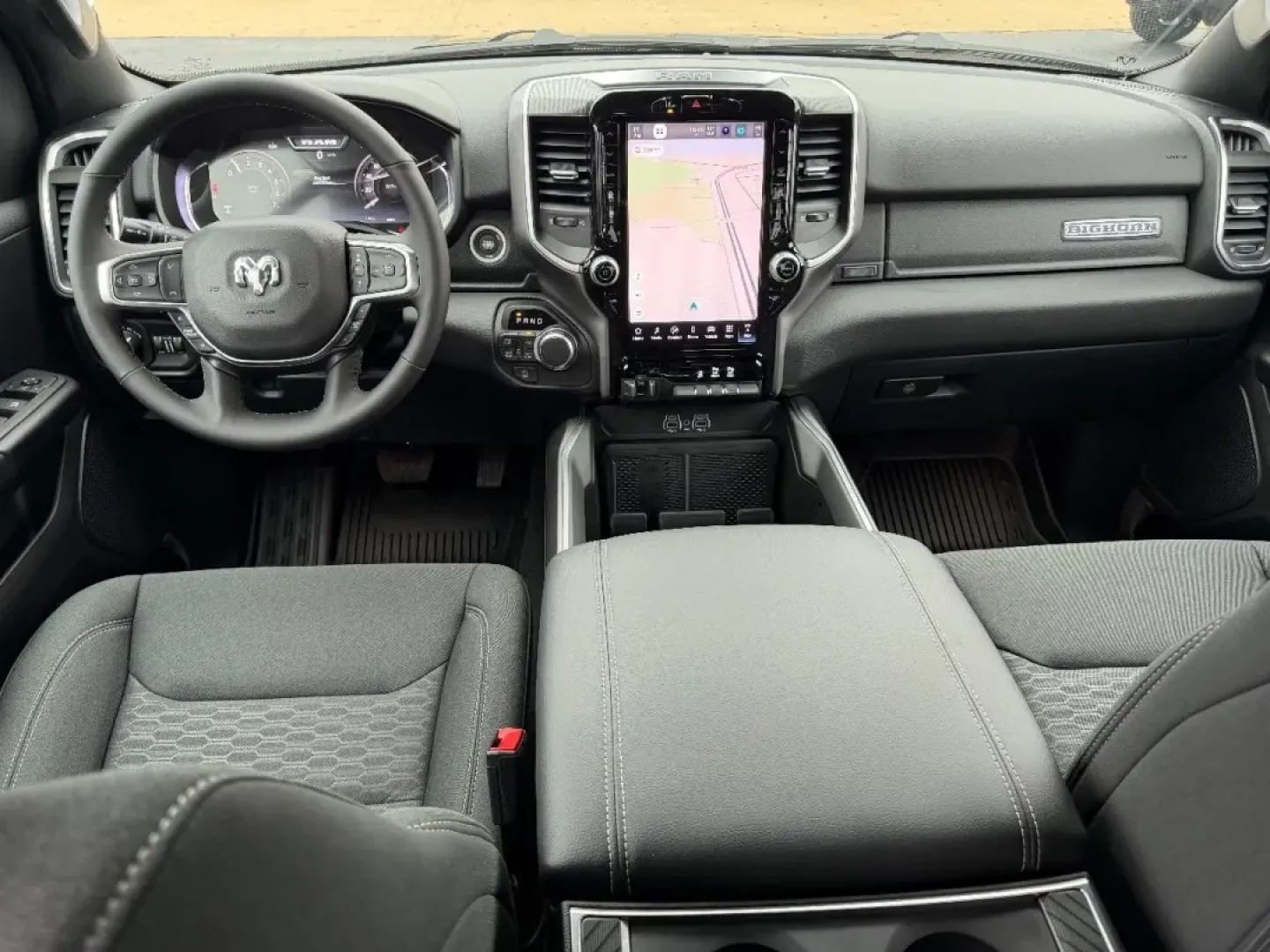 2026 /Black Cloth Ram 1500 Big Horn/Lone Star (1C6SRFFP7TN) with an 3.0L Straight 6 engine, located at 970 Woodlawn Dr., Farmington, MO, 63640, (573) 431-7800, 37.825642, -90.468674 - NEW 2026 Ram 1500 Big Horn/Lone Star from Pettus CDJR Farmington, Farmington MO. - Photo#9