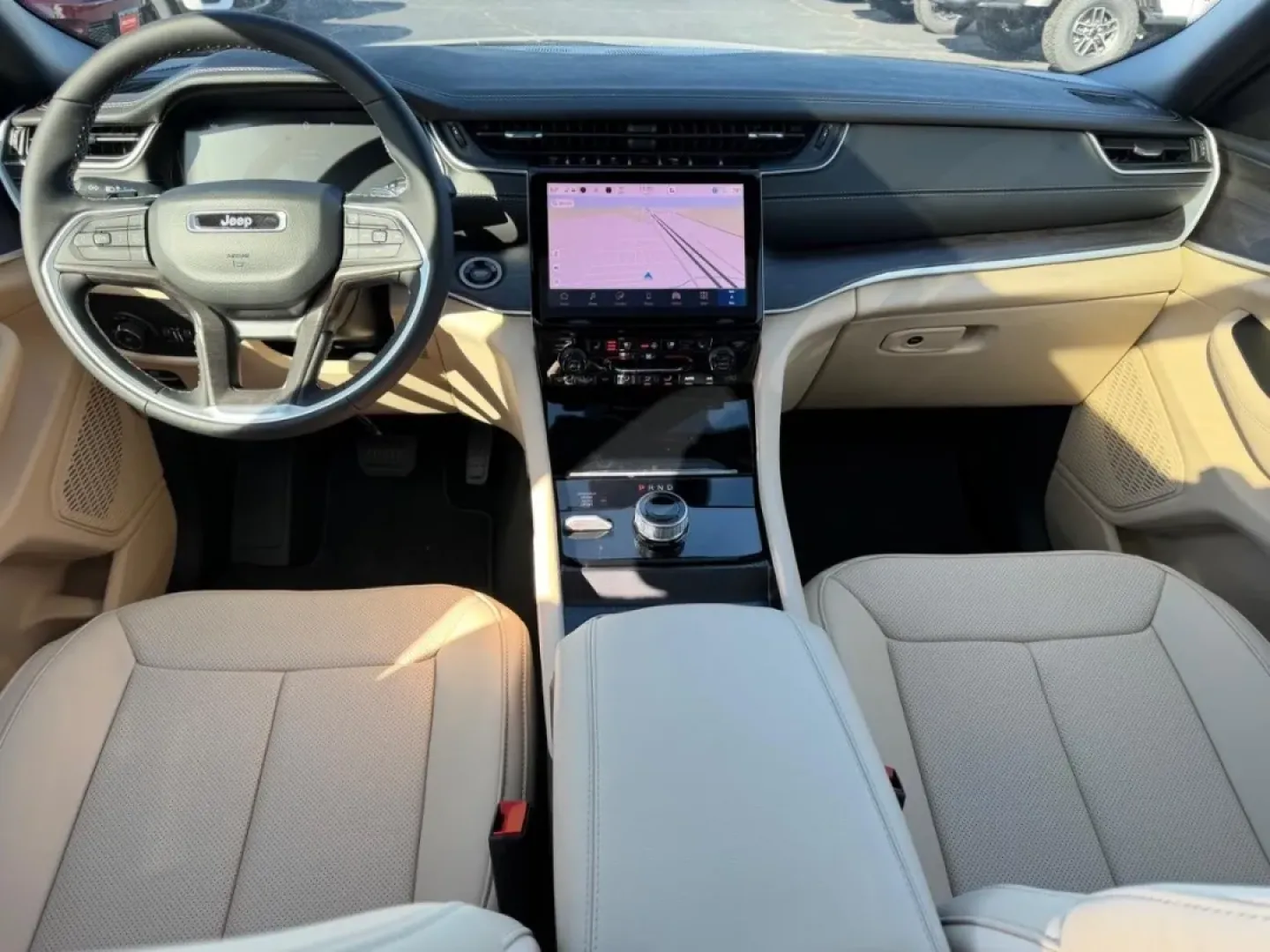 2025 /Wicker Beige/Black Leather Jeep Grand Cherokee Limited (1C4RJHBG8SC) with an 3.6L V6 24V VVT UPG I engine, located at 970 Woodlawn Dr., Farmington, MO, 63640, (573) 431-7800, 37.825642, -90.468674 - Ready for your next adventure? Imagine cruising through the scenic countryside, tackling rugged trails, or heading out on family road trips in the luxurious 2025 Jeep Grand Cherokee Limited. This SUV is designed for those who crave both comfort and capability, making it the perfect choice for active - Photo#11