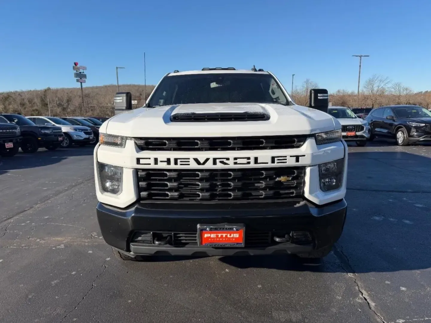 2021 /Jet Black Cloth Chevrolet Silverado 2500HD 4WD Custom Crew Cab (1GC4YME75MF) with an 6.6L V8 engine, 6A transmission, located at 141 Commercial Dr, Fredericktown, MO, 63645, (573) 783-6432, 37.570087, -90.320648 - **Unleash Your Adventurous Spirit with the 2021 Chevrolet Silverado 2500HD at Pettus Ford Fredericktown!**<br /> <br /> Are you ready to tackle your next adventure or simply need a powerful vehicle for your daily tasks? Look no further than the 2021 Chevrolet Silverado 2500HD, the perfect truck for - Photo#8
