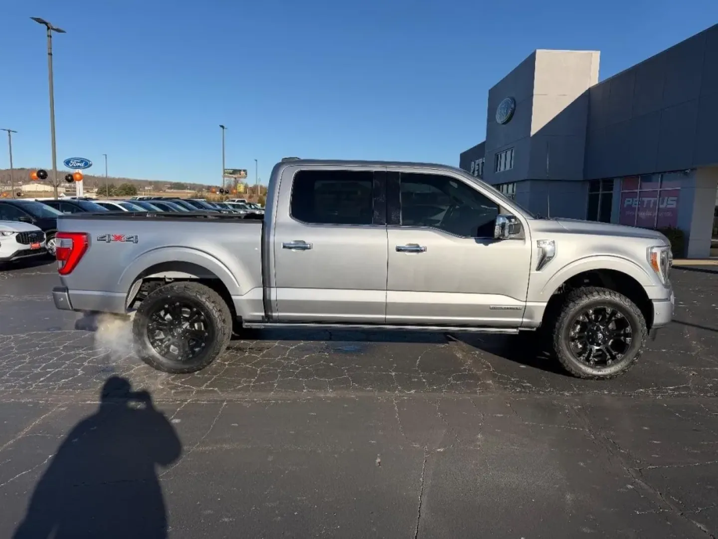 2022 /Black Leather Ford F-150 Platinum (1FTFW1ED8NF) with an 3.5L V6 engine, 6A transmission, located at 141 Commercial Dr, Fredericktown, MO, 63645, (573) 783-6432, 37.570087, -90.320648 - **Embrace Adventure with the 2022 Ford F-150 at Pettus Ford Fredericktown!**<br /> <br /> Are you ready to elevate your lifestyle with a powerful vehicle that adapts to your every need? Whether you're a weekend warrior seeking off-road thrills, a busy professional looking for dependability in long c - Photo#1