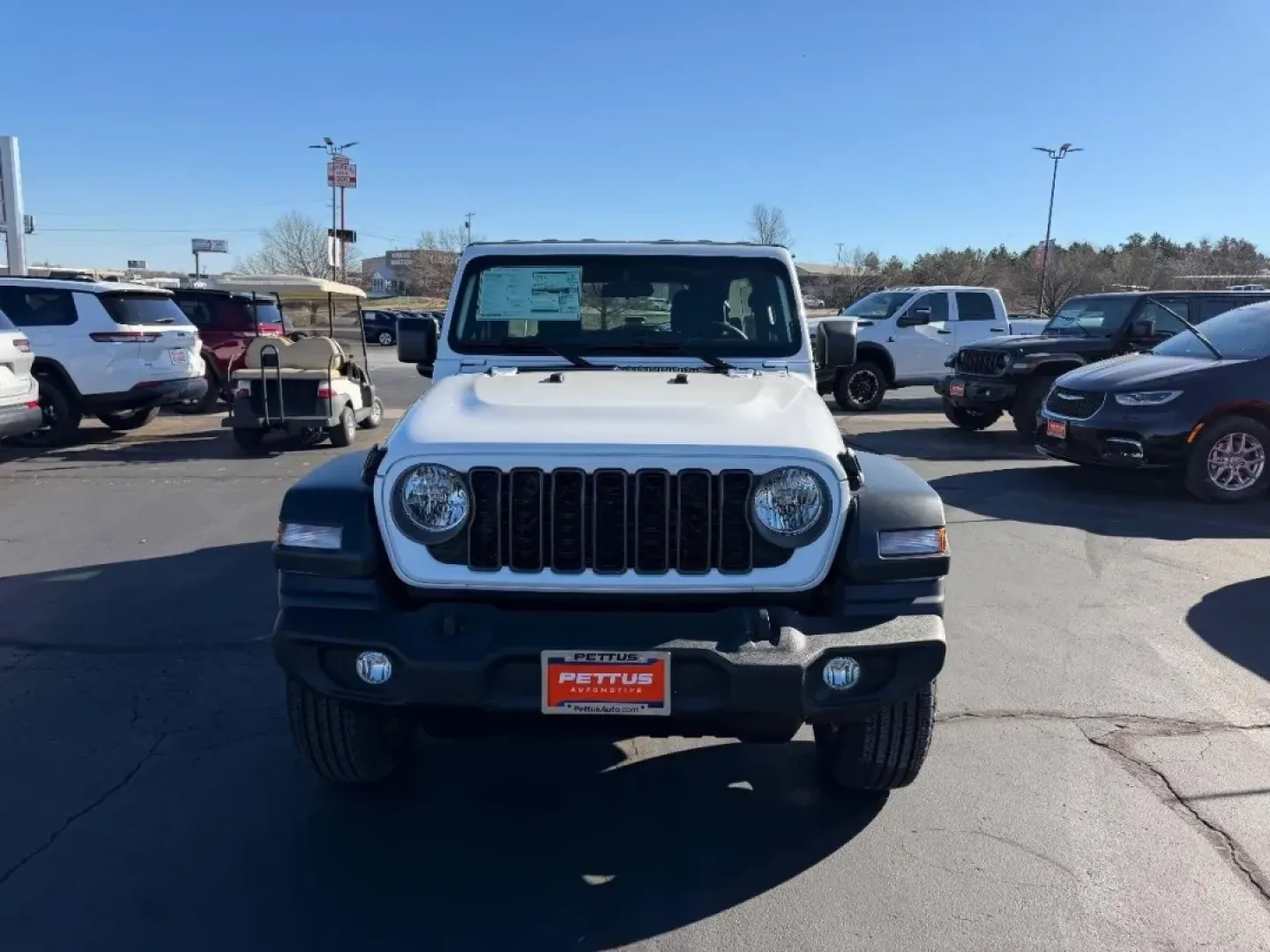 2026 /Black Cloth Jeep Wrangler Sport (1C4PJXDN8TW) with an 2.0L engine, 6M transmission, located at 970 Woodlawn Dr., Farmington, MO, 63640, (573) 431-7800, 37.825642, -90.468674 - **Adventure Awaits: Your 2026 Jeep Wrangler at Pettus CDJR Farmington!**<br /> <br /> Are you ready to explore the great outdoors or tackle your daily commute with style? The 2026 Jeep Wrangler is designed for those who crave adventure while enjoying the comforts of a modern SUV. Whether you're navi - Photo#7