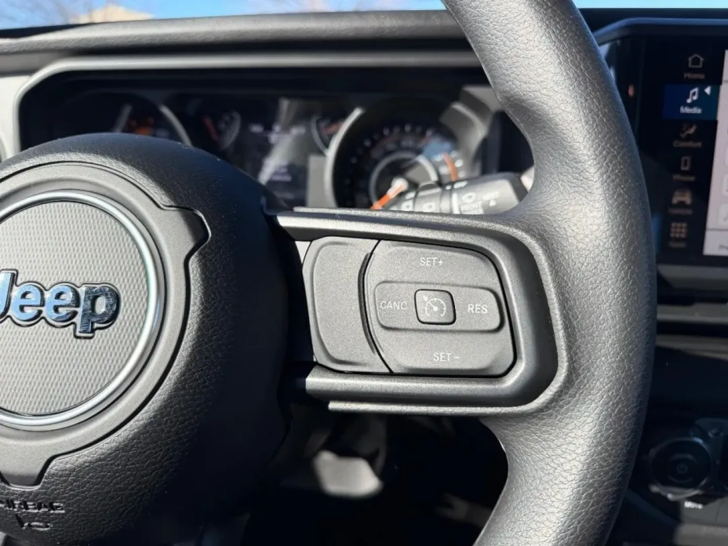 2026 /Black Cloth Jeep Wrangler Sport (1C4PJXDN8TW) with an 2.0L engine, 6M transmission, located at 970 Woodlawn Dr., Farmington, MO, 63640, (573) 431-7800, 37.825642, -90.468674 - **Adventure Awaits: Your 2026 Jeep Wrangler at Pettus CDJR Farmington!**<br /> <br /> Are you ready to explore the great outdoors or tackle your daily commute with style? The 2026 Jeep Wrangler is designed for those who crave adventure while enjoying the comforts of a modern SUV. Whether you're navi - Photo#12