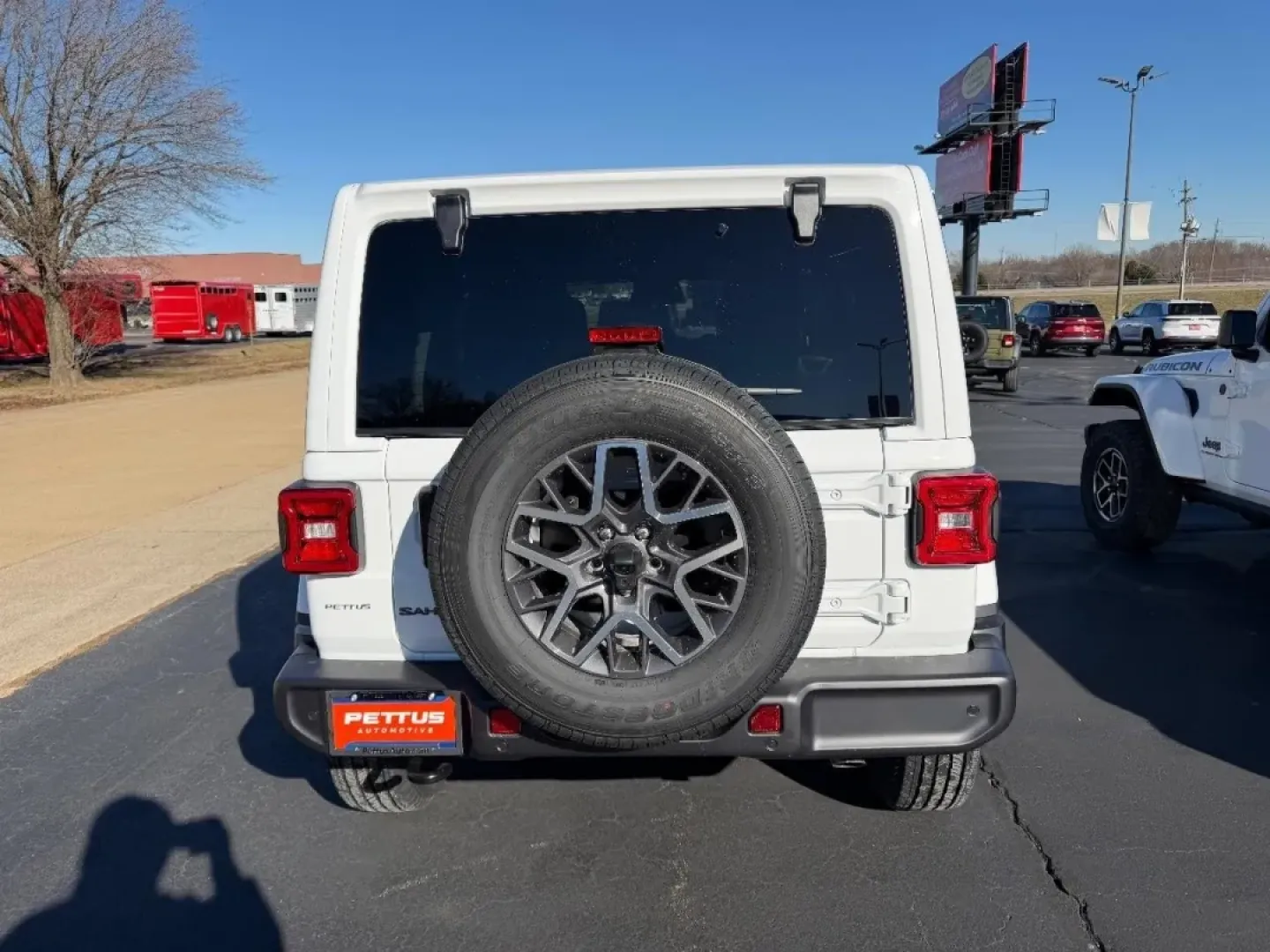 2026 /Black Leather Jeep Wrangler Sahara (1C4PJXEG3TW) with an 3.6L V6 engine, located at 970 Woodlawn Dr., Farmington, MO, 63640, (573) 431-7800, 37.825642, -90.468674 - **Adventure Awaits with the 2026 Jeep Wrangler Sahara Your Perfect Companion for Weekend Escapes!**<br /> <br /> Are you ready to conquer the great outdoors or hit the open road for an unforgettable adventure? Look no further than the 2026 Jeep Wrangler Sahara, available now at Pettus CDJR Farmingt - Photo#3