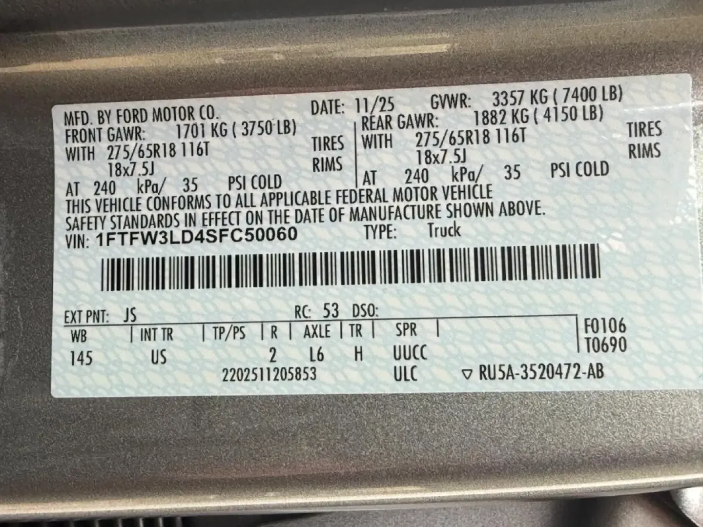 2025 /Black w/Medium Dark Slate Cloth Ford F-150 XLT (1FTFW3LD4SF) with an 3.5L V6 engine, Automatic transmission, located at 141 Commercial Dr, Fredericktown, MO, 63645, (573) 783-6432, 37.570087, -90.320648 - **2025 Ford F-150 XLT: The Ultimate Companion for Your Adventures!**<br /> <br /> Are you ready to elevate your driving experience? The 2025 Ford F-150 XLT is not just a truck; it's a lifestyle choice that empowers you for everything from daily commutes to adventurous road trips. Imagine taking the - Photo#19