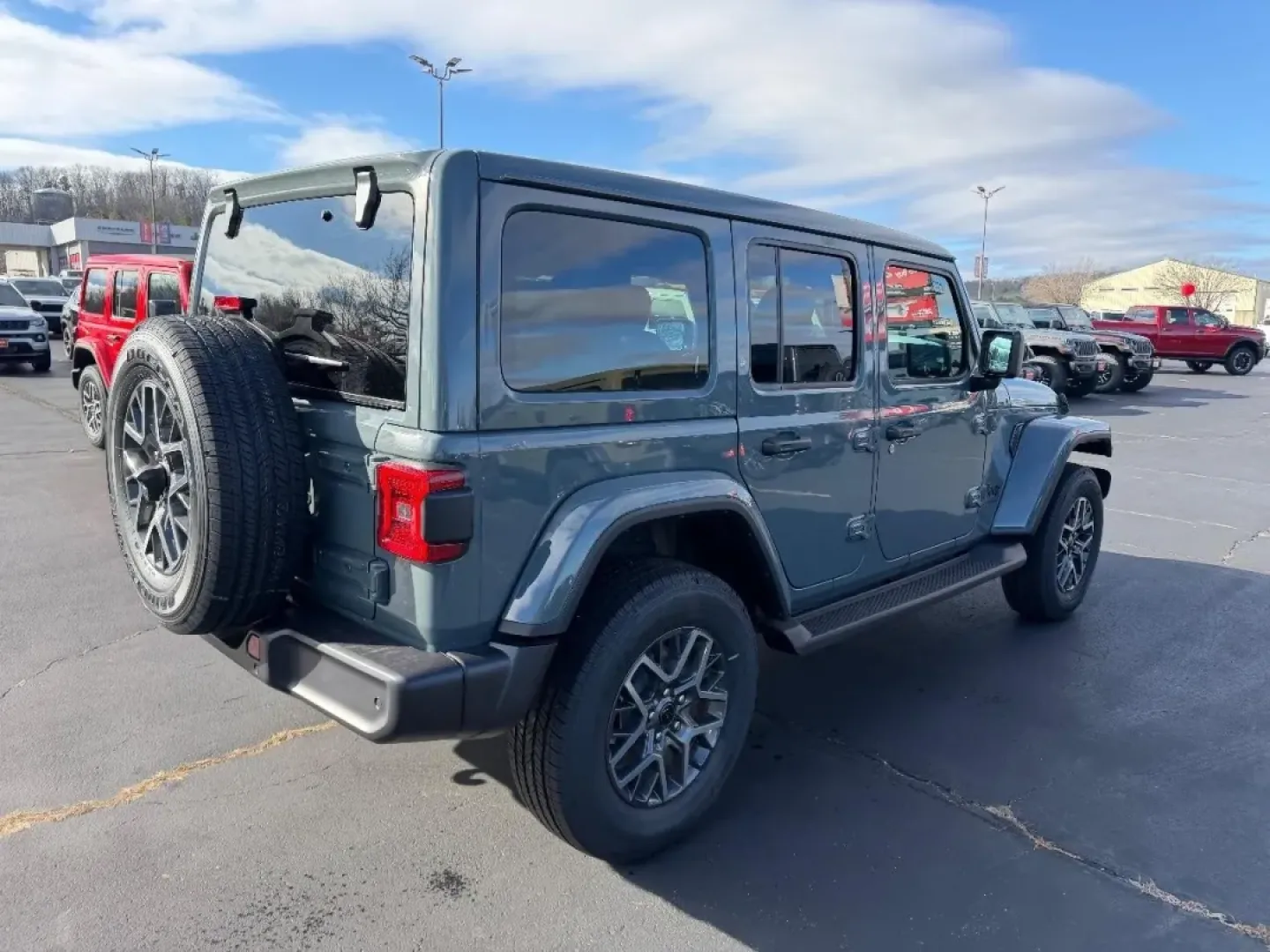 2026 /Black Leather Jeep Wrangler Sahara (1C4PJXENXTW) with an 2.0L engine, 6M transmission, located at 970 Woodlawn Dr., Farmington, MO, 63640, (573) 431-7800, 37.825642, -90.468674 - ### Adventure Awaits with the 2026 Jeep Wrangler Sahara at Pettus CDJR Farmington!<br /> <br /> If you're seeking a vehicle that embodies both rugged durability and modern comfort, look no further than the 2026 Jeep Wrangler Sahara, available exclusively at Pettus CDJR Farmington. This SUV is design - Photo#2