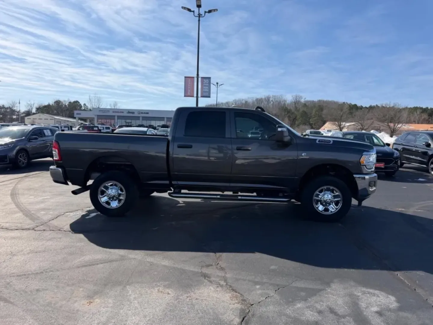 2023 /Diesel Gray/Black Cloth Ram 2500 Tradesman (3C6UR5CL5PG) with an Straight 6 Turbocharged Diesel engine, Automatic transmission, located at 970 Woodlawn Dr., Farmington, MO, 63640, (573) 431-7800, 37.825642, -90.468674 - **Explore the Adventure with the 2023 Ram 2500 Tradesman! Perfect for Your Next Journey!**<br /> <br /> Are you ready to elevate your adventures and tackle your day-to-day tasks with power and confidence? The 2023 Ram 2500 Tradesman offers an unbeatable blend of rugged capability and modern technolo - Photo#1