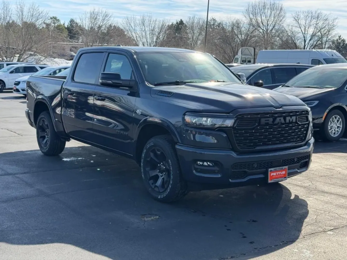 2026 /Diesel Gray/Black Cloth Ram 1500 Big Horn/Lone Star (1C6SRFFT6TN) with an 5.7L engine, 8A transmission, located at 970 Woodlawn Dr., Farmington, MO, 63640, (573) 431-7800, 37.825642, -90.468674 - Are you ready to elevate your outdoor adventures and weekend getaways? Look no further than the 2026 Ram 1500 Big Horn, an ideal choice for those craving a perfect blend of power, comfort, and versatility. This rugged truck is designed for drivers who lead an active lifestyle, whether you're hauling - Photo#0