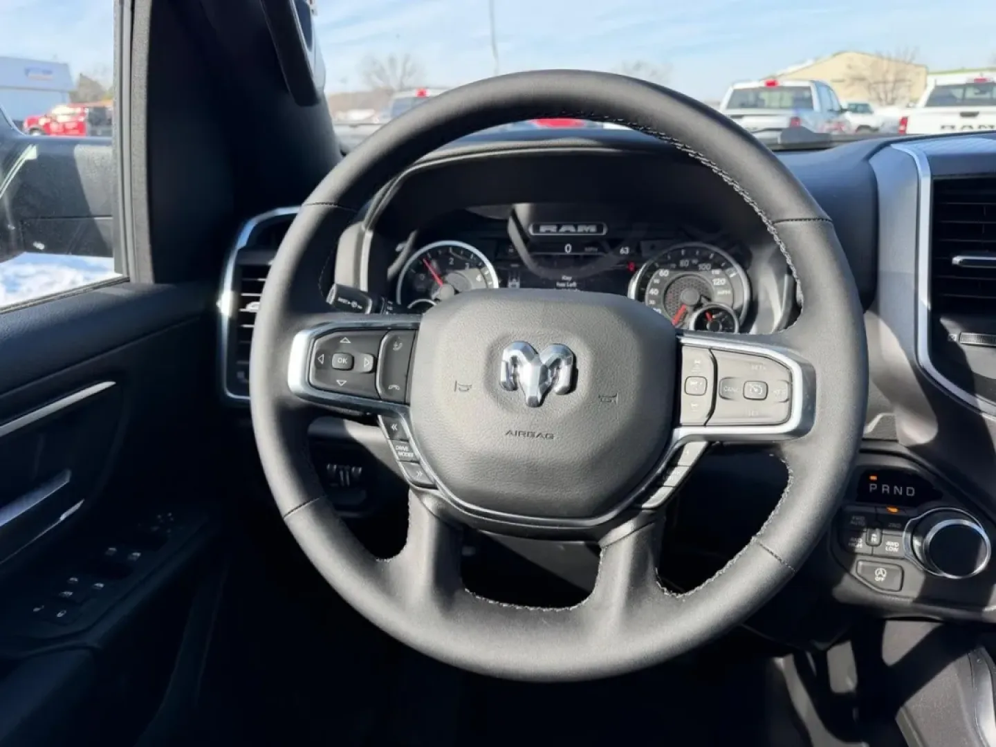 2026 /Diesel Gray/Black Cloth Ram 1500 Big Horn/Lone Star (1C6SRFFT6TN) with an 5.7L engine, 8A transmission, located at 970 Woodlawn Dr., Farmington, MO, 63640, (573) 431-7800, 37.825642, -90.468674 - Are you ready to elevate your outdoor adventures and weekend getaways? Look no further than the 2026 Ram 1500 Big Horn, an ideal choice for those craving a perfect blend of power, comfort, and versatility. This rugged truck is designed for drivers who lead an active lifestyle, whether you're hauling - Photo#10