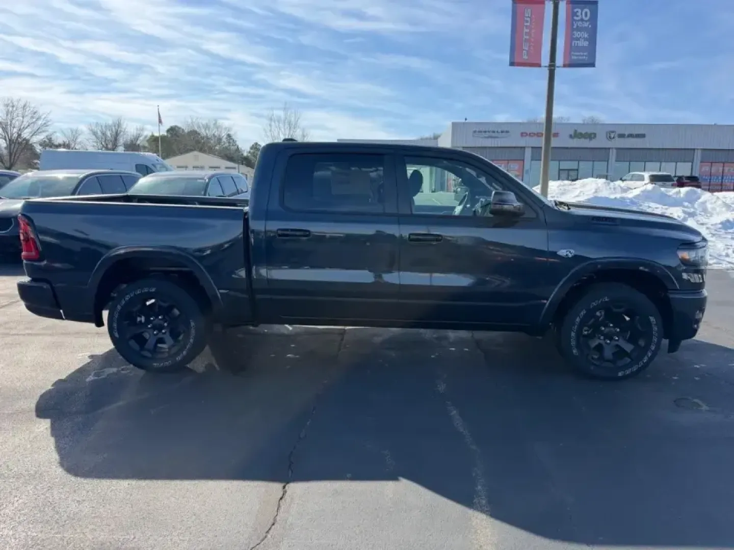 2026 /Diesel Gray/Black Cloth Ram 1500 Big Horn/Lone Star (1C6SRFFT6TN) with an 5.7L engine, 8A transmission, located at 970 Woodlawn Dr., Farmington, MO, 63640, (573) 431-7800, 37.825642, -90.468674 - Are you ready to elevate your outdoor adventures and weekend getaways? Look no further than the 2026 Ram 1500 Big Horn, an ideal choice for those craving a perfect blend of power, comfort, and versatility. This rugged truck is designed for drivers who lead an active lifestyle, whether you're hauling - Photo#1