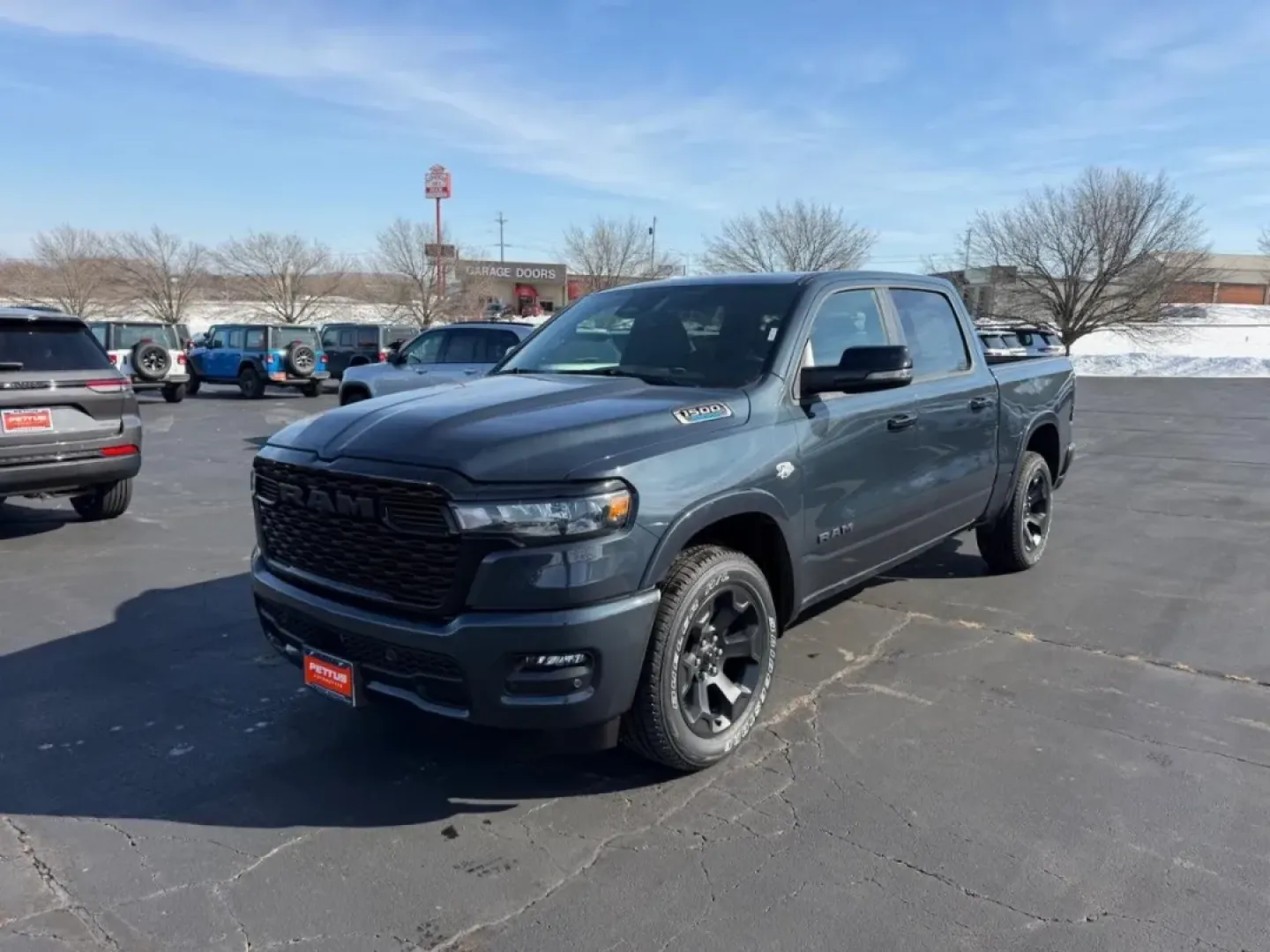 2026 /Diesel Gray/Black Cloth Ram 1500 Big Horn/Lone Star (1C6SRFFT6TN) with an 5.7L engine, 8A transmission, located at 970 Woodlawn Dr., Farmington, MO, 63640, (573) 431-7800, 37.825642, -90.468674 - Are you ready to elevate your outdoor adventures and weekend getaways? Look no further than the 2026 Ram 1500 Big Horn, an ideal choice for those craving a perfect blend of power, comfort, and versatility. This rugged truck is designed for drivers who lead an active lifestyle, whether you're hauling - Photo#6