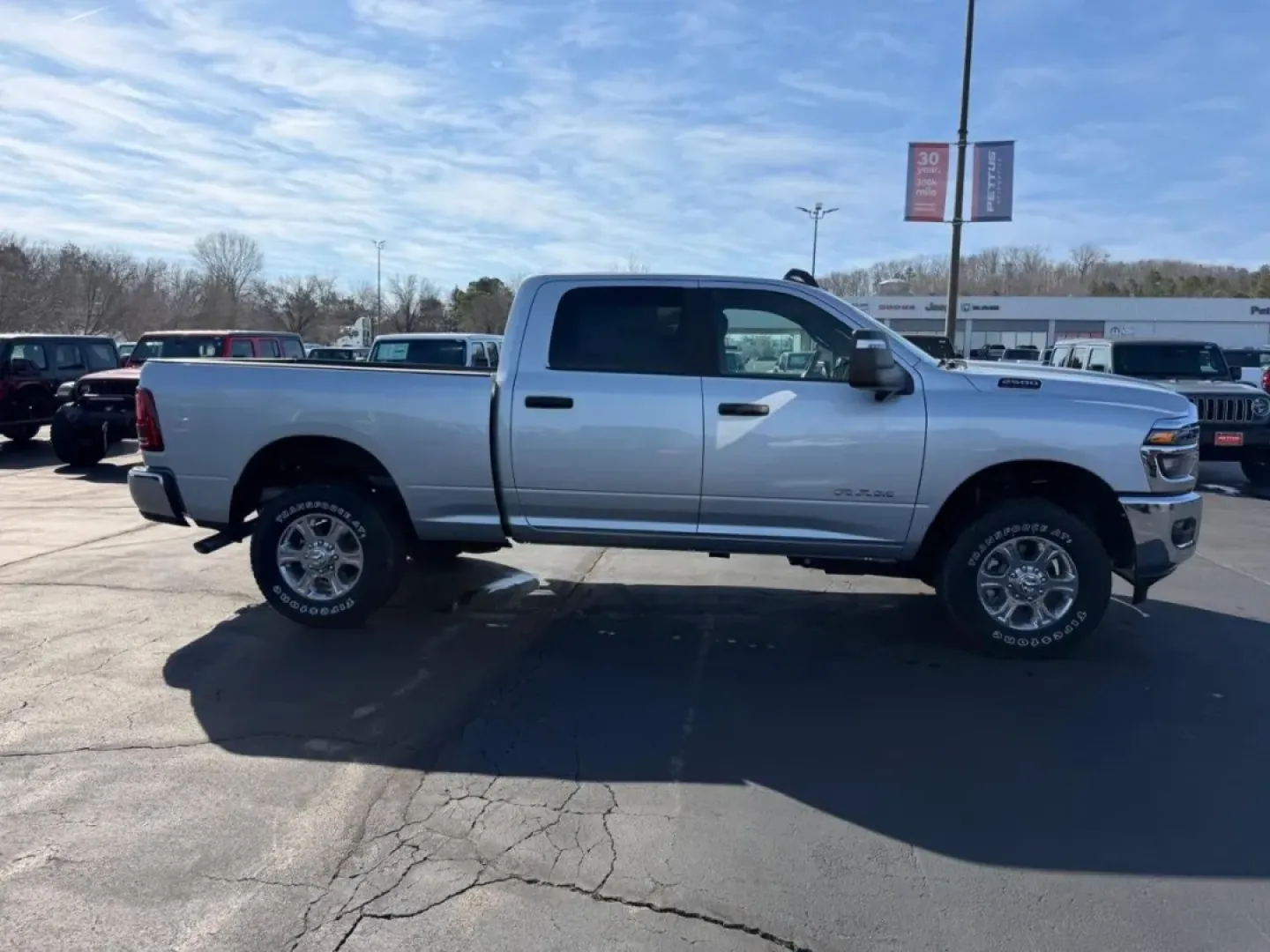 2026 /Diesel Gray/Black Cloth Ram 2500 Big Horn (3C6UR5DJ8TG) with an 6.4L V8 HEMI HD engine, 6A transmission, located at 970 Woodlawn Dr., Farmington, MO, 63640, (573) 431-7800, 37.825642, -90.468674 - Experience the perfect blend of power, rugged style, and versatility with the 2026 Ram 2500 Big Horn, now available at Pettus CDJR Farmington. This truck is designed for those who thrive on adventure and need a reliable vehicle for both everyday tasks and weekend excursions. Whether you're hauling e - Photo#1