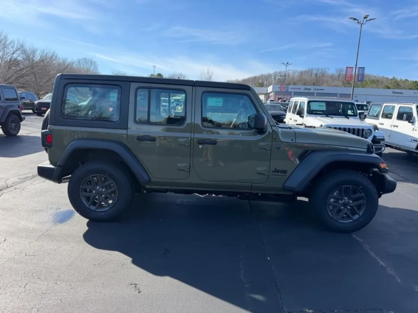 2026 /Black Cloth Jeep Wrangler Sport (1C4PJXDN2TW) with an 2.0L engine, 6M transmission, located at 970 Woodlawn Dr., Farmington, MO, 63640, (573) 431-7800, 37.825642, -90.468674 - **Adventure Awaits: Discover the 2026 Jeep Wrangler at Pettus CDJR Farmington!**<br /> <br /> Are you ready to elevate your adventures and make every weekend unforgettable? The 2026 Jeep Wrangler is not just a vehicle; it's a lifestyle statement designed for those who crave exploration and excitemen - Photo#1