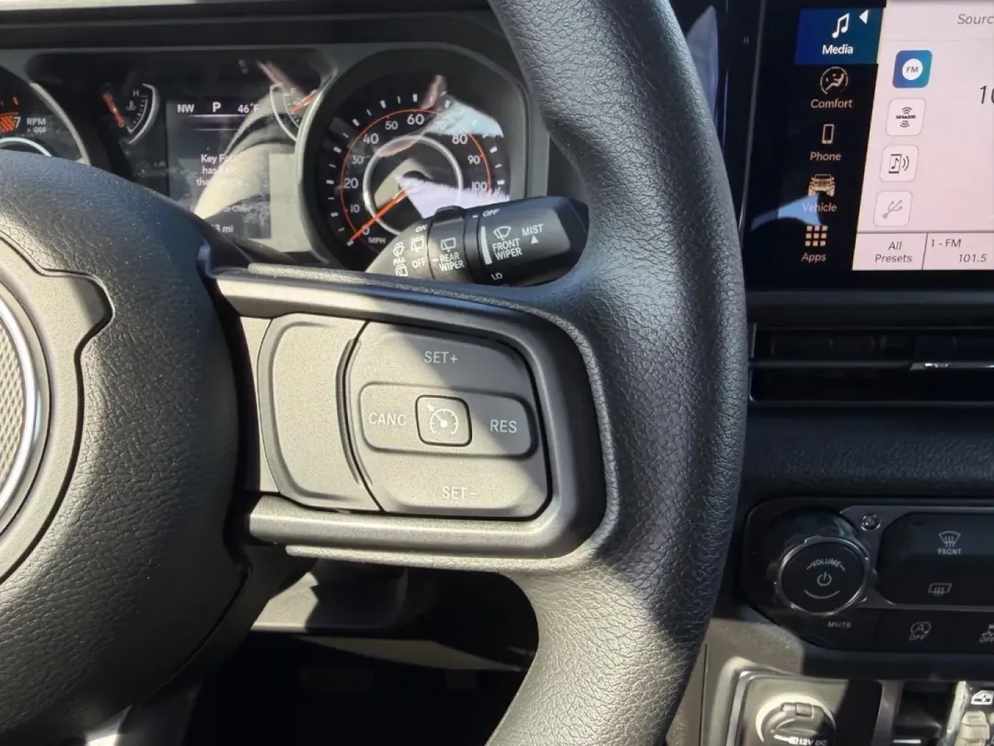 2026 /Black Cloth Jeep Wrangler Sport (1C4PJXDN4TW) with an 2.0L engine, 6M transmission, located at 970 Woodlawn Dr., Farmington, MO, 63640, (573) 431-7800, 37.825642, -90.468674 - Embark on your next adventure with the 2026 Jeep Wrangler, a vehicle that perfectly blends rugged capability with everyday practicality. Whether you're navigating the bustling streets of Farmington or conquering the trails of nearby Washington State Park, this SUV is designed for those who crave exp - Photo#12