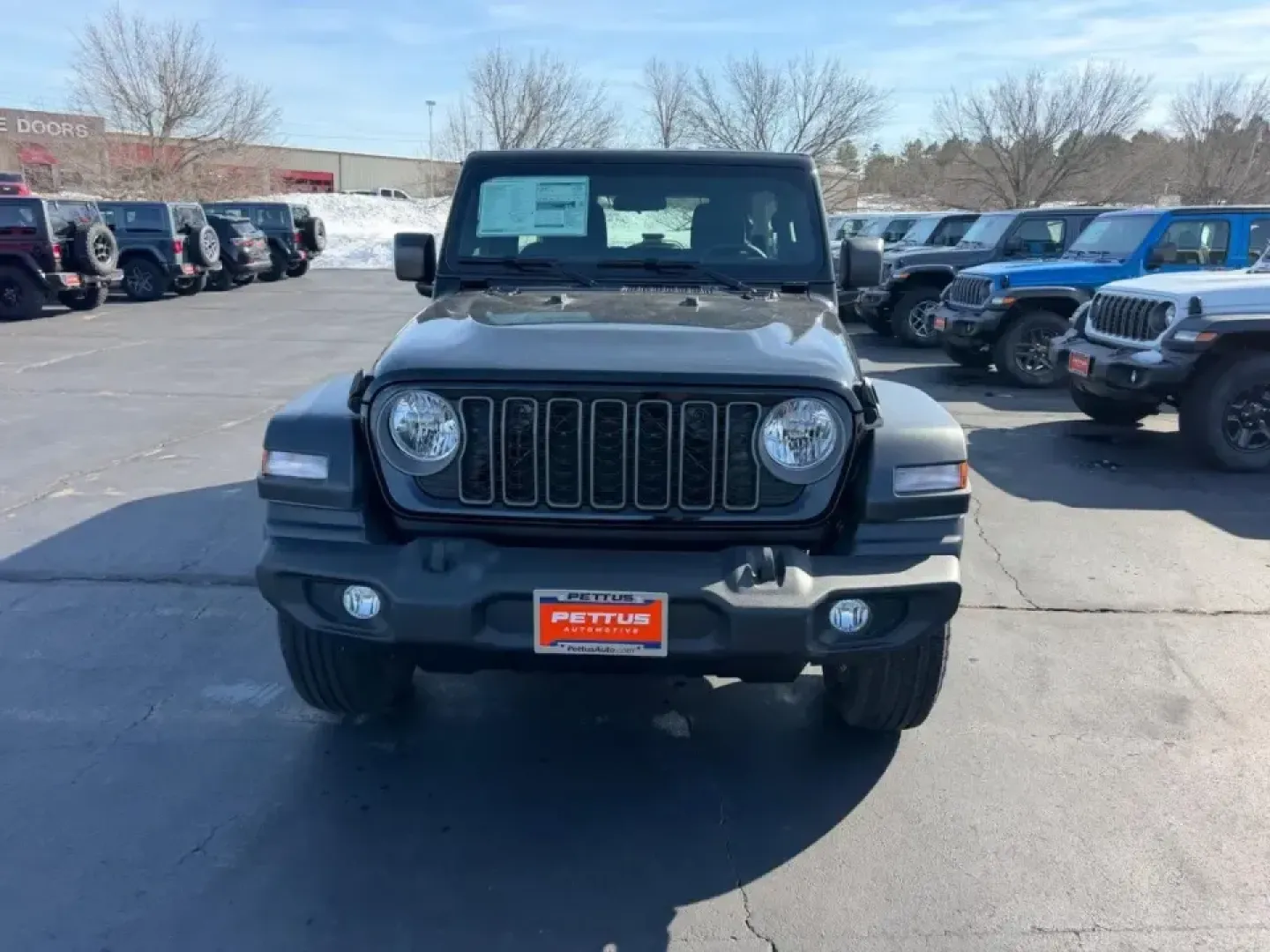 2026 /Black Cloth Jeep Wrangler Sport (1C4PJXDN4TW) with an 2.0L engine, 6M transmission, located at 970 Woodlawn Dr., Farmington, MO, 63640, (573) 431-7800, 37.825642, -90.468674 - Embark on your next adventure with the 2026 Jeep Wrangler, a vehicle that perfectly blends rugged capability with everyday practicality. Whether you're navigating the bustling streets of Farmington or conquering the trails of nearby Washington State Park, this SUV is designed for those who crave exp - Photo#7