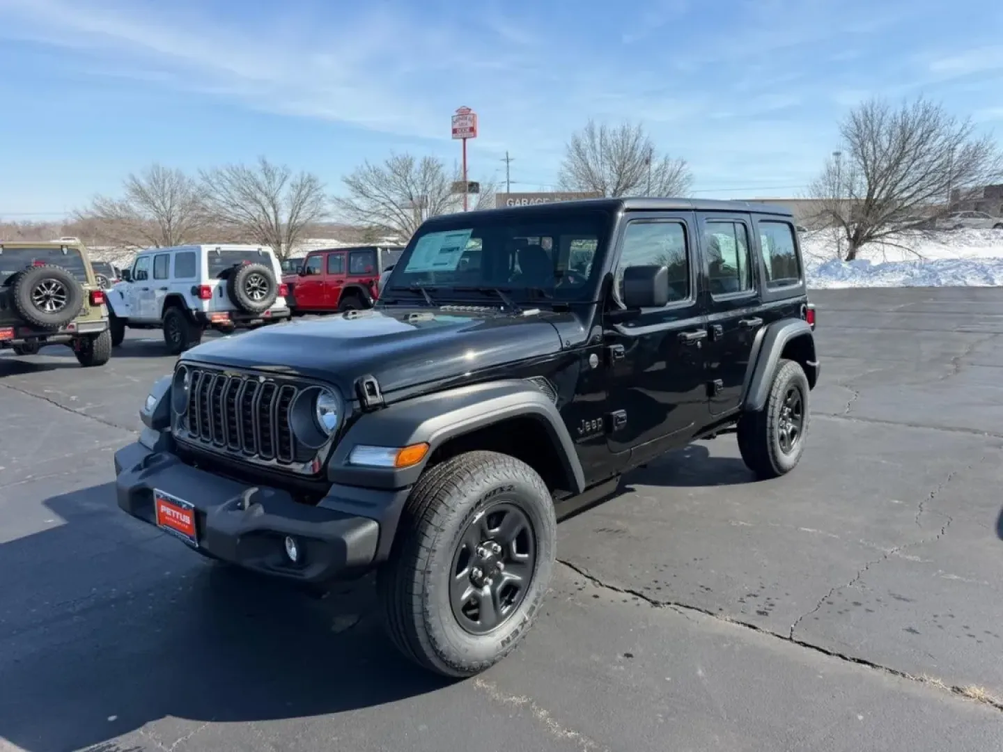 2026 /Black Cloth Jeep Wrangler Sport (1C4PJXDN4TW) with an 2.0L engine, 6M transmission, located at 970 Woodlawn Dr., Farmington, MO, 63640, (573) 431-7800, 37.825642, -90.468674 - Embark on your next adventure with the 2026 Jeep Wrangler, a vehicle that perfectly blends rugged capability with everyday practicality. Whether you're navigating the bustling streets of Farmington or conquering the trails of nearby Washington State Park, this SUV is designed for those who crave exp - Photo#6