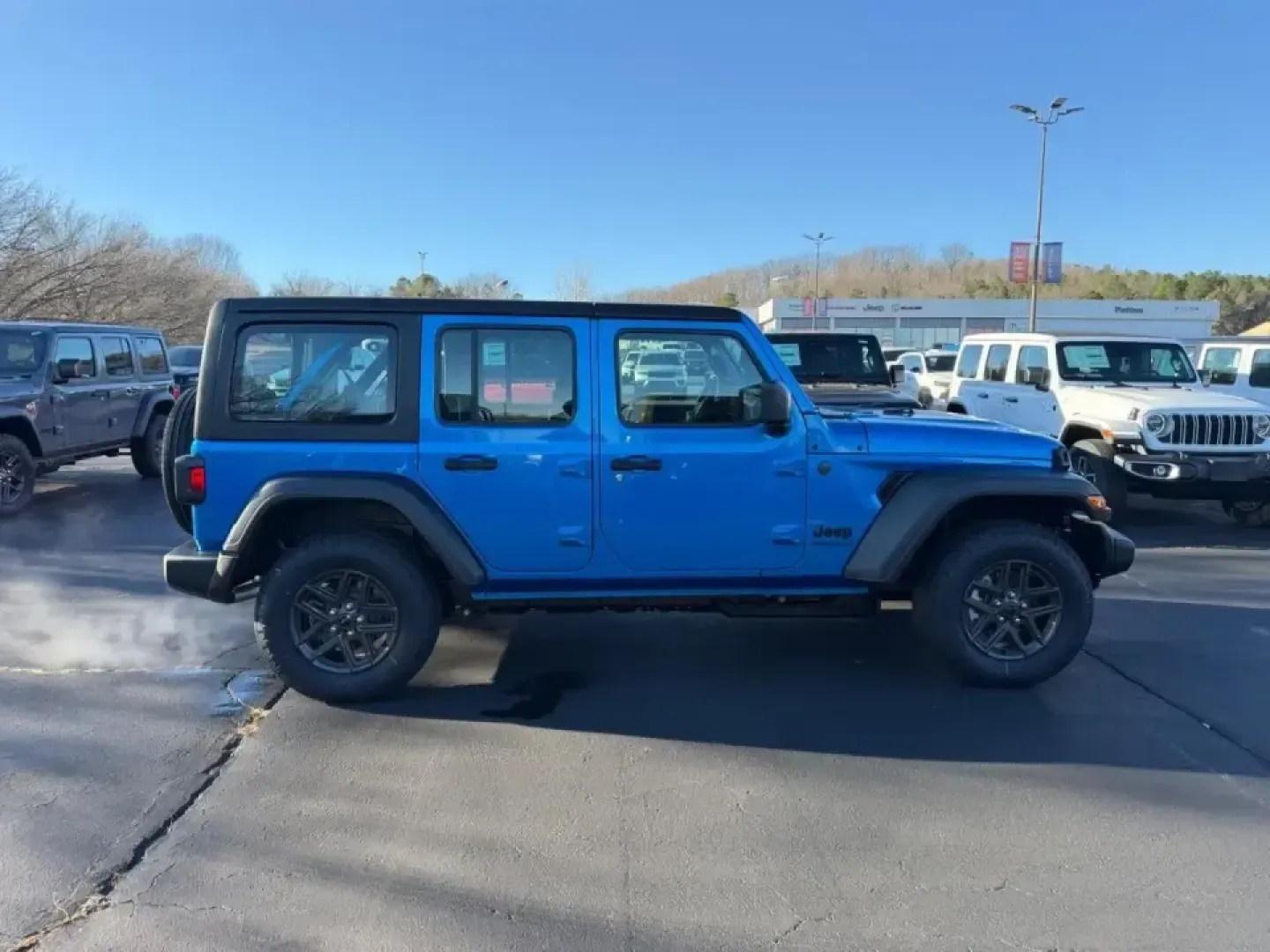 2026 /Black Cloth Jeep Wrangler Sport (1C4PJXDN6TW) with an 2.0L engine, 6M transmission, located at 970 Woodlawn Dr., Farmington, MO, 63640, (573) 431-7800, 37.825642, -90.468674 - **Adventure Awaits with the 2026 Jeep Wrangler at Pettus CDJR Farmington!**<br /> <br /> Are you ready to elevate your outdoor adventures and weekend getaways? Look no further than the stunning 2026 Jeep Wrangler, now available at Pettus CDJR Farmington! This rugged yet refined SUV is not just a veh - Photo#1