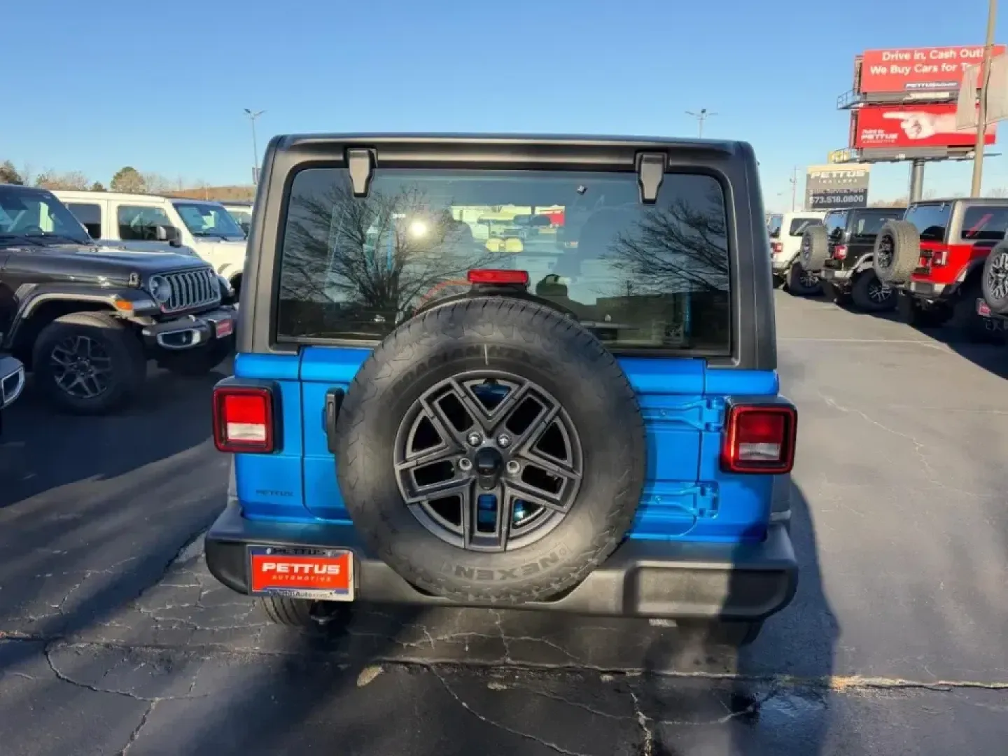 2026 /Black Cloth Jeep Wrangler Sport (1C4PJXDN6TW) with an 2.0L engine, 6M transmission, located at 970 Woodlawn Dr., Farmington, MO, 63640, (573) 431-7800, 37.825642, -90.468674 - **Adventure Awaits with the 2026 Jeep Wrangler at Pettus CDJR Farmington!**<br /> <br /> Are you ready to elevate your outdoor adventures and weekend getaways? Look no further than the stunning 2026 Jeep Wrangler, now available at Pettus CDJR Farmington! This rugged yet refined SUV is not just a veh - Photo#3