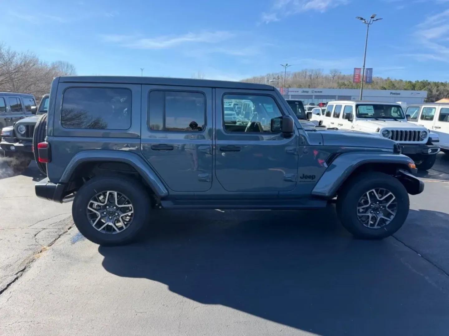 2026 /Black Leather Jeep Wrangler Sahara (1C4PJXEG1TW) with an 3.6L V6 engine, 6M transmission, located at 970 Woodlawn Dr., Farmington, MO, 63640, (573) 431-7800, 37.825642, -90.468674 - **Unleash Adventure with This 2026 Jeep Wrangler Sahara at Pettus CDJR Farmington!**<br /> <br /> If you're on the lookout for a versatile vehicle that can handle both your daily commute and weekend getaways, look no further! The 2026 Jeep Wrangler Sahara is the epitome of rugged sophistication, des - Photo#1