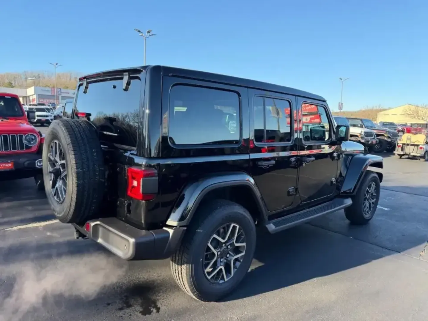 2026 /Black Leather Jeep Wrangler Sahara (1C4PJXEG7TW) with an 3.6L V6 engine, 6M transmission, located at 970 Woodlawn Dr., Farmington, MO, 63640, (573) 431-7800, 37.825642, -90.468674 - **Adventure Awaits: Discover the 2026 Jeep Wrangler Sahara at Pettus CDJR Farmington!**<br /> <br /> If you're looking for a versatile vehicle that can handle your weekend adventures while also being practical for daily commutes, look no further than the stunning 2026 Jeep Wrangler Sahara available - Photo#2