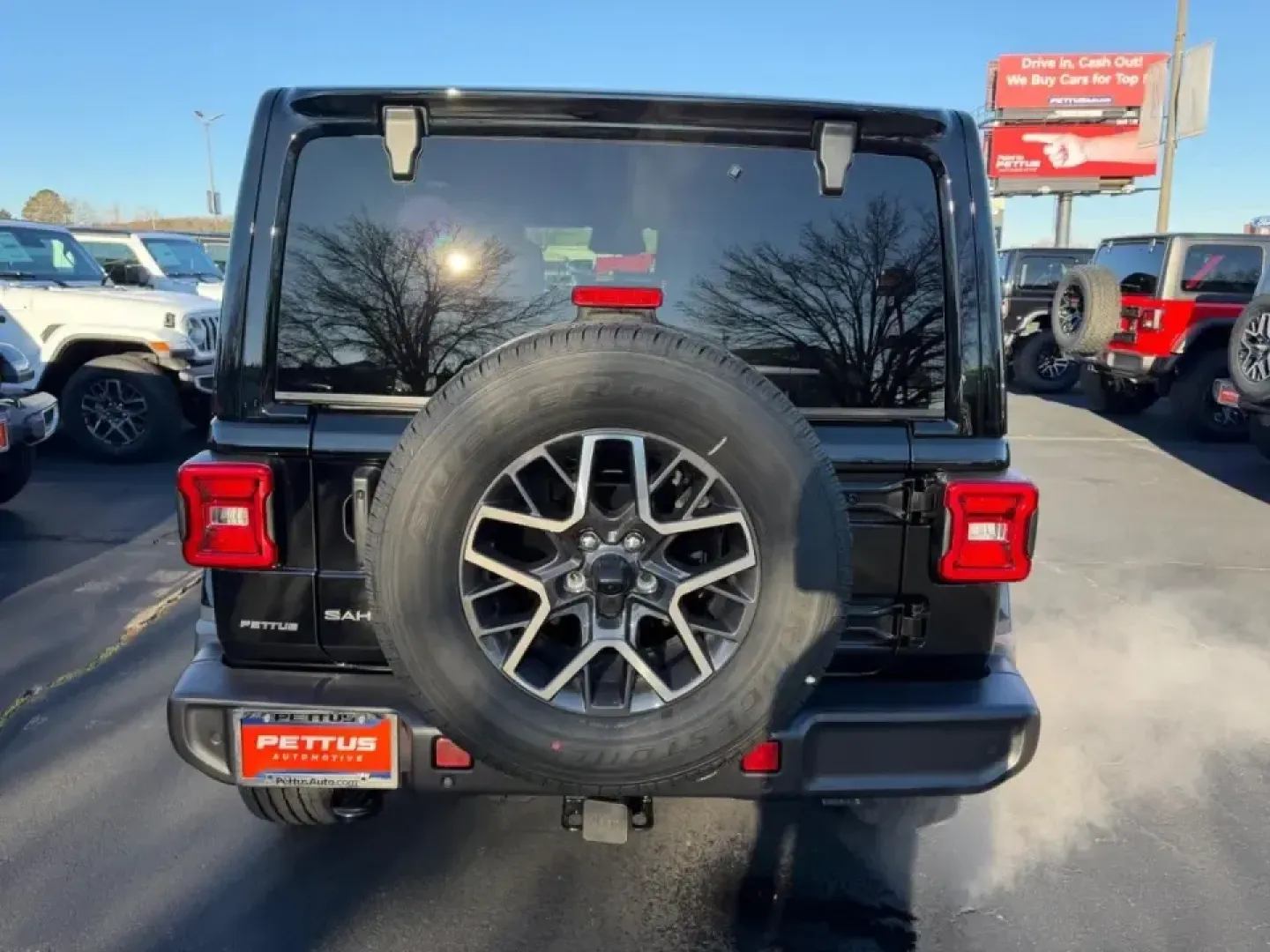 2026 /Black Leather Jeep Wrangler Sahara (1C4PJXEG7TW) with an 3.6L V6 engine, 6M transmission, located at 970 Woodlawn Dr., Farmington, MO, 63640, (573) 431-7800, 37.825642, -90.468674 - **Adventure Awaits: Discover the 2026 Jeep Wrangler Sahara at Pettus CDJR Farmington!**<br /> <br /> If you're looking for a versatile vehicle that can handle your weekend adventures while also being practical for daily commutes, look no further than the stunning 2026 Jeep Wrangler Sahara available - Photo#3