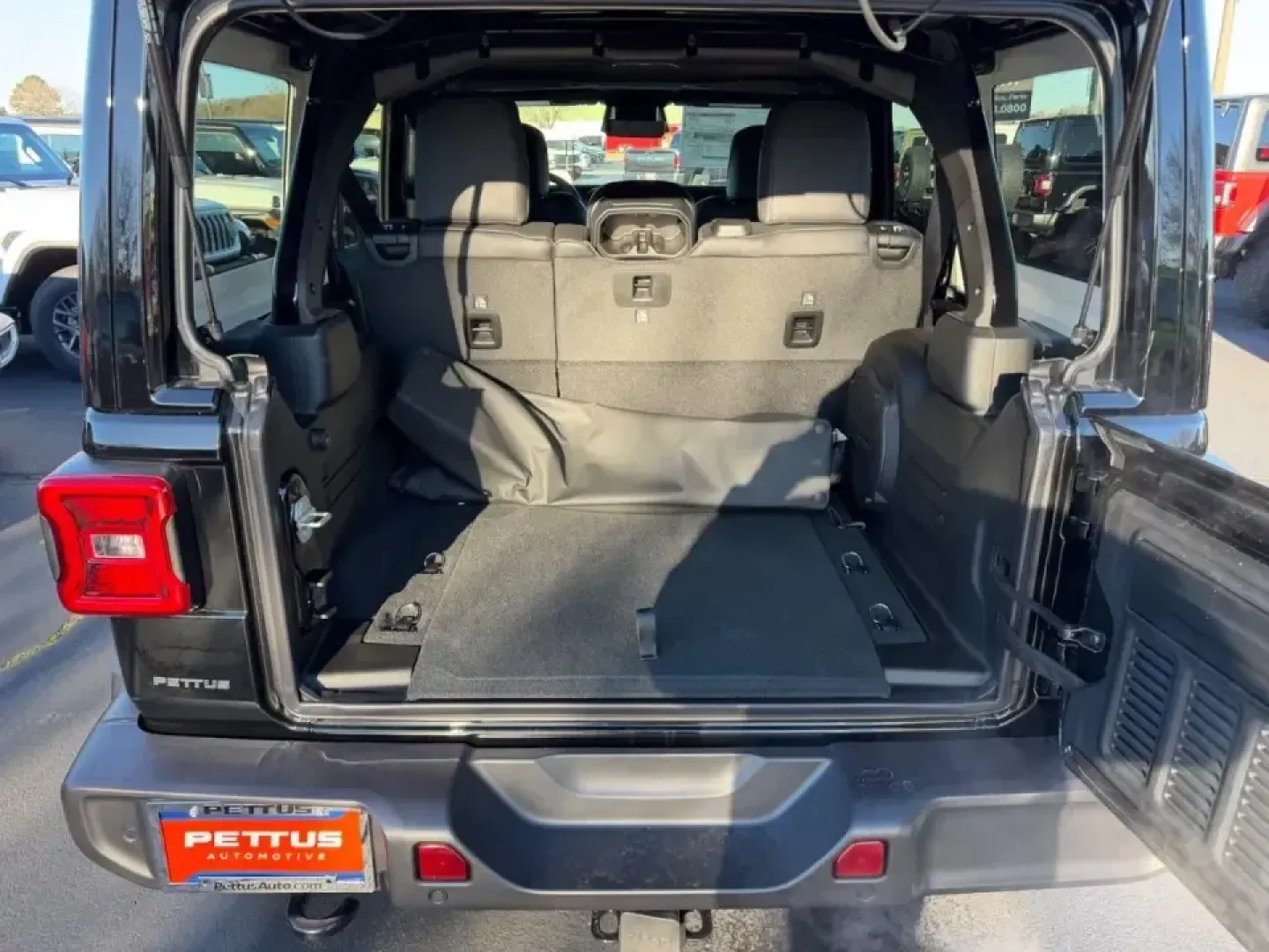 2026 /Black Leather Jeep Wrangler Sahara (1C4PJXEG7TW) with an 3.6L V6 engine, 6M transmission, located at 970 Woodlawn Dr., Farmington, MO, 63640, (573) 431-7800, 37.825642, -90.468674 - **Adventure Awaits: Discover the 2026 Jeep Wrangler Sahara at Pettus CDJR Farmington!**<br /> <br /> If you're looking for a versatile vehicle that can handle your weekend adventures while also being practical for daily commutes, look no further than the stunning 2026 Jeep Wrangler Sahara available - Photo#4