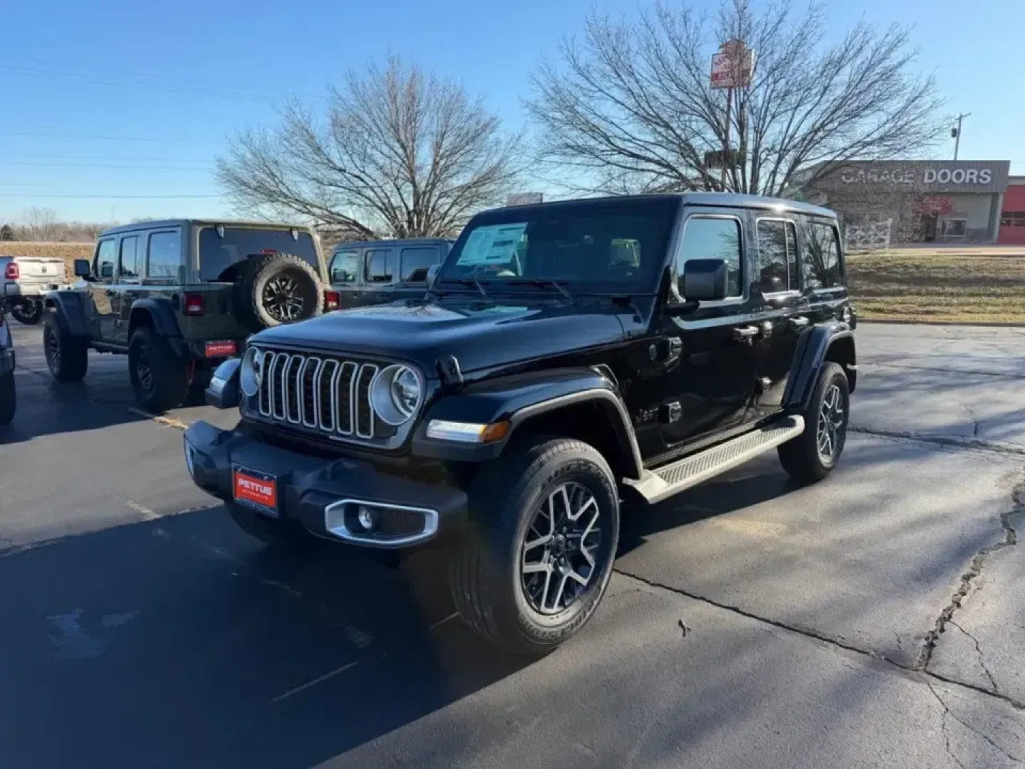 2026 /Black Leather Jeep Wrangler Sahara (1C4PJXEG7TW) with an 3.6L V6 engine, 6M transmission, located at 970 Woodlawn Dr., Farmington, MO, 63640, (573) 431-7800, 37.825642, -90.468674 - **Adventure Awaits: Discover the 2026 Jeep Wrangler Sahara at Pettus CDJR Farmington!**<br /> <br /> If you're looking for a versatile vehicle that can handle your weekend adventures while also being practical for daily commutes, look no further than the stunning 2026 Jeep Wrangler Sahara available - Photo#6