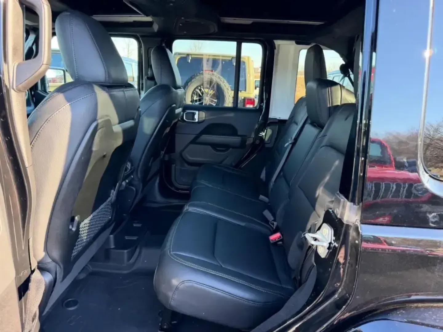 2026 /Black Leather Jeep Wrangler Sahara (1C4PJXEG7TW) with an 3.6L V6 engine, 6M transmission, located at 970 Woodlawn Dr., Farmington, MO, 63640, (573) 431-7800, 37.825642, -90.468674 - **Adventure Awaits: Discover the 2026 Jeep Wrangler Sahara at Pettus CDJR Farmington!**<br /> <br /> If you're looking for a versatile vehicle that can handle your weekend adventures while also being practical for daily commutes, look no further than the stunning 2026 Jeep Wrangler Sahara available - Photo#8