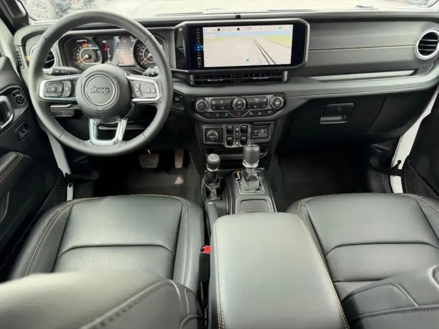 2026 /Black Leather Jeep Wrangler Sahara (1C4PJXEG9TW) with an 3.6L V6 engine, 6M transmission, located at 970 Woodlawn Dr., Farmington, MO, 63640, (573) 431-7800, 37.825642, -90.468674 - **Explore the Great Outdoors with the 2026 Jeep Wrangler Sahara at Pettus CDJR Farmington!**<br /> <br /> Adventure awaits! If you're seeking a vehicle that combines rugged capability with everyday comfort, look no further than this impressive 2026 Jeep Wrangler Sahara. Perfect for weekend getaways - Photo#9