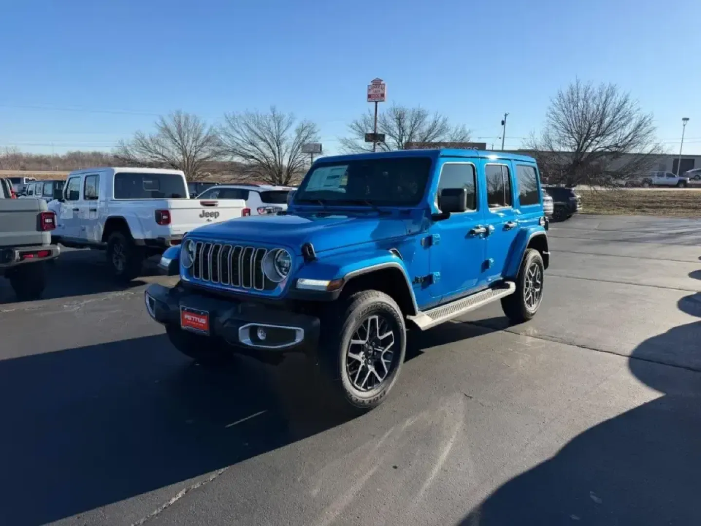 2026 /Black Leather Jeep Wrangler Sahara (1C4PJXEN3TW) with an 2.0L engine, 6M transmission, located at 970 Woodlawn Dr., Farmington, MO, 63640, (573) 431-7800, 37.825642, -90.468674 - ### Explore Life's Adventures with the 2026 Jeep Wrangler Sahara A Perfect SUV for All Your Family Escapades!<br /> <br /> Are you ready to elevate your lifestyle? The 2026 Jeep Wrangler Sahara in an eye-catching Hydro Blue is not just an SUV; it's your gateway to adventure! Whether you're hitting - Photo#6