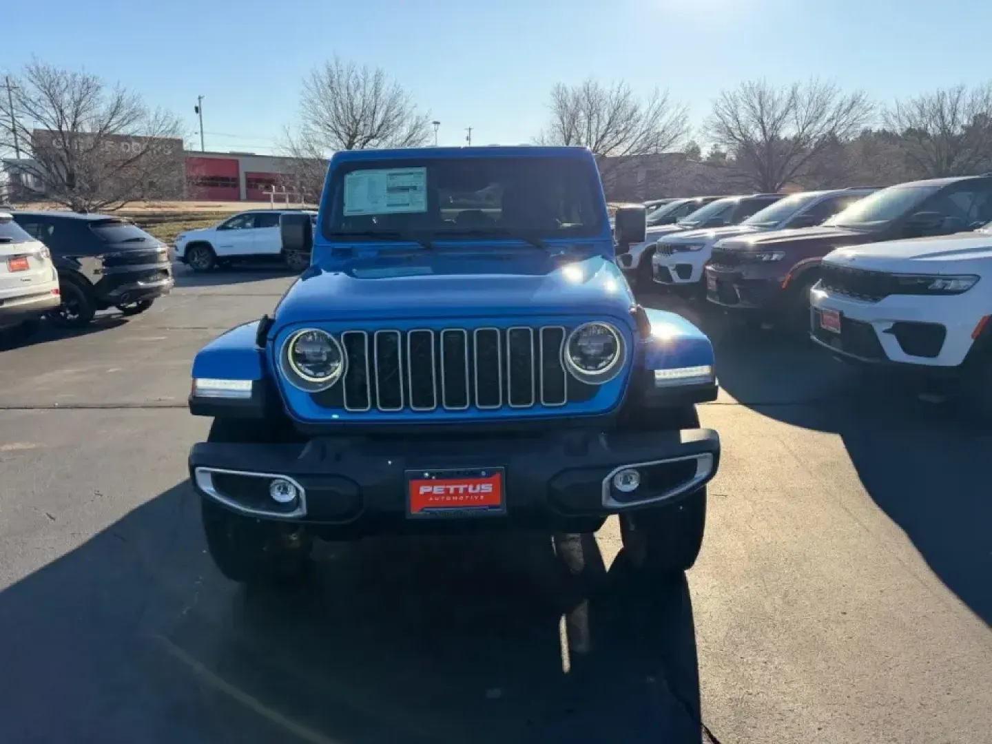 2026 /Black Leather Jeep Wrangler Sahara (1C4PJXEN3TW) with an 2.0L engine, 6M transmission, located at 970 Woodlawn Dr., Farmington, MO, 63640, (573) 431-7800, 37.825642, -90.468674 - ### Explore Life's Adventures with the 2026 Jeep Wrangler Sahara A Perfect SUV for All Your Family Escapades!<br /> <br /> Are you ready to elevate your lifestyle? The 2026 Jeep Wrangler Sahara in an eye-catching Hydro Blue is not just an SUV; it's your gateway to adventure! Whether you're hitting - Photo#7