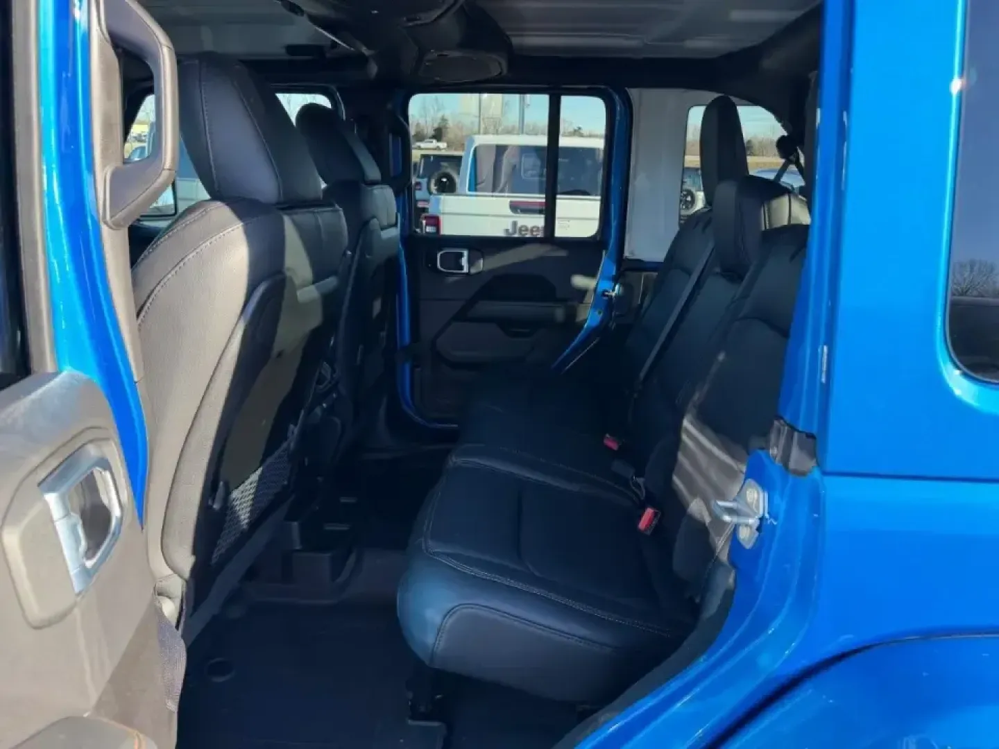 2026 /Black Leather Jeep Wrangler Sahara (1C4PJXEN3TW) with an 2.0L engine, 6M transmission, located at 970 Woodlawn Dr., Farmington, MO, 63640, (573) 431-7800, 37.825642, -90.468674 - ### Explore Life's Adventures with the 2026 Jeep Wrangler Sahara A Perfect SUV for All Your Family Escapades!<br /> <br /> Are you ready to elevate your lifestyle? The 2026 Jeep Wrangler Sahara in an eye-catching Hydro Blue is not just an SUV; it's your gateway to adventure! Whether you're hitting - Photo#8